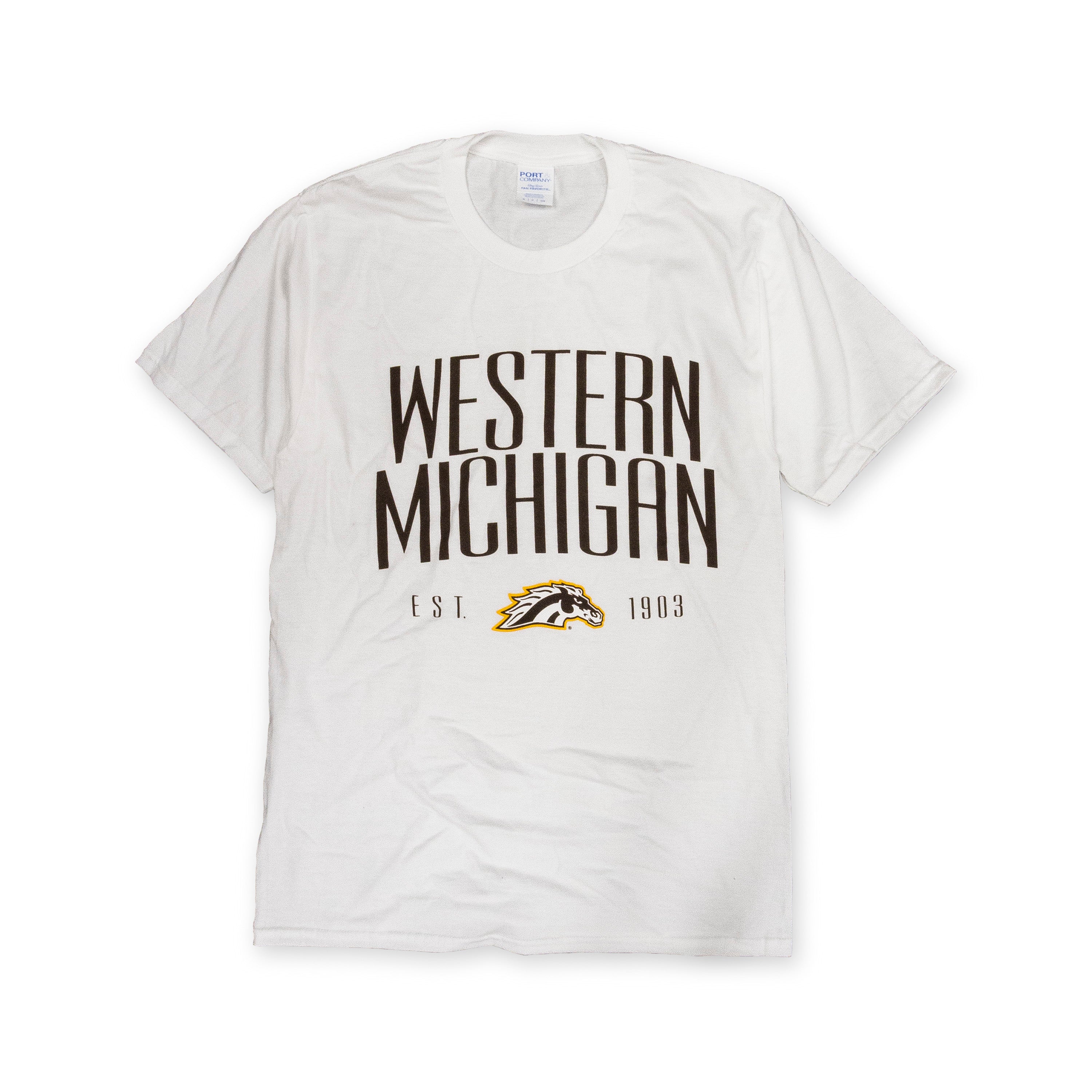 Western Michigan Modern T-Shirt - Stylish & Comfortable Cotton Tee for Men & Women - Perfect for Casual Wear, Travel & Everyday Outfits
