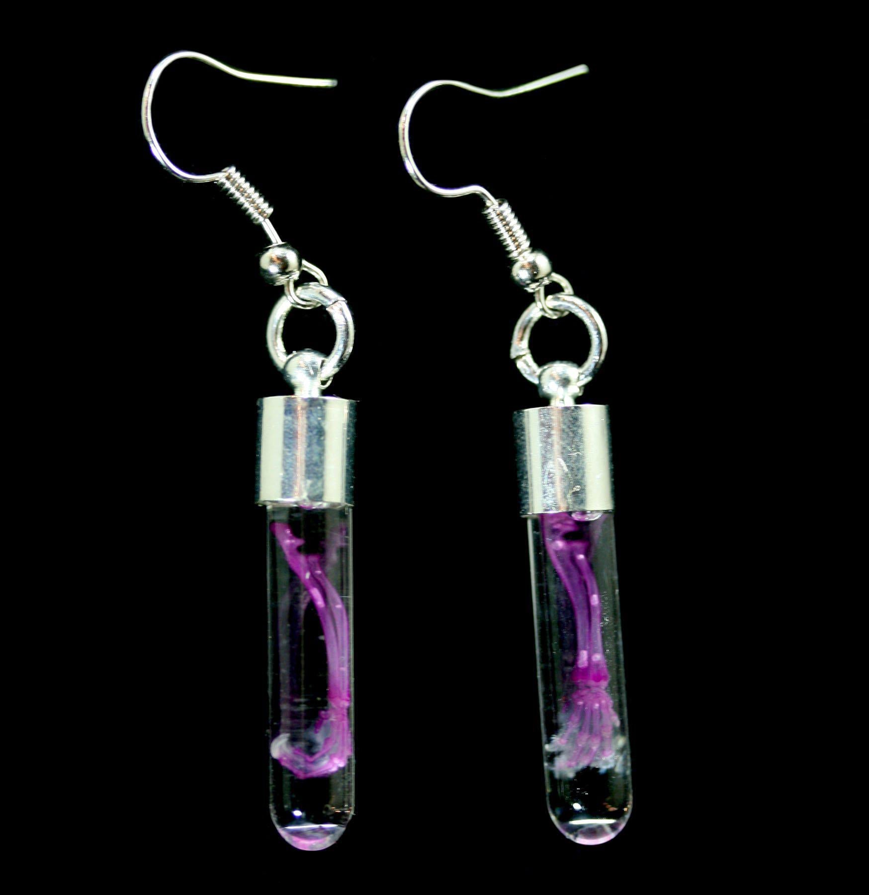 Diaphonized Mouse Arm Earrings - Unique Gothic Jewelry for Women - Perfect for Halloween, Dark Academia & Alternative Fashion Lovers