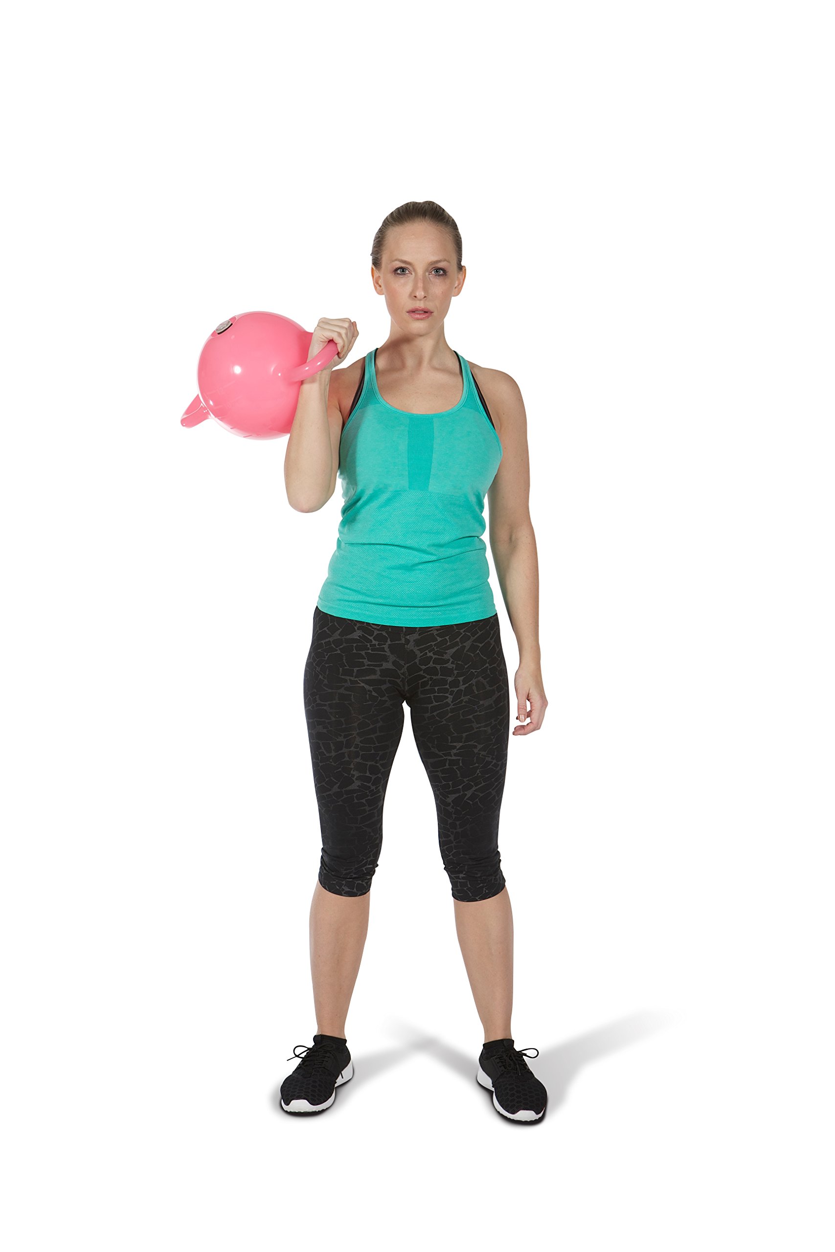 Pink 9-Inch Exercise Ball with Workout DVD - Yoga, Pilates & Home Fitness Stability Ball for Core Training, Posture Improvement & Office Chair Alternative