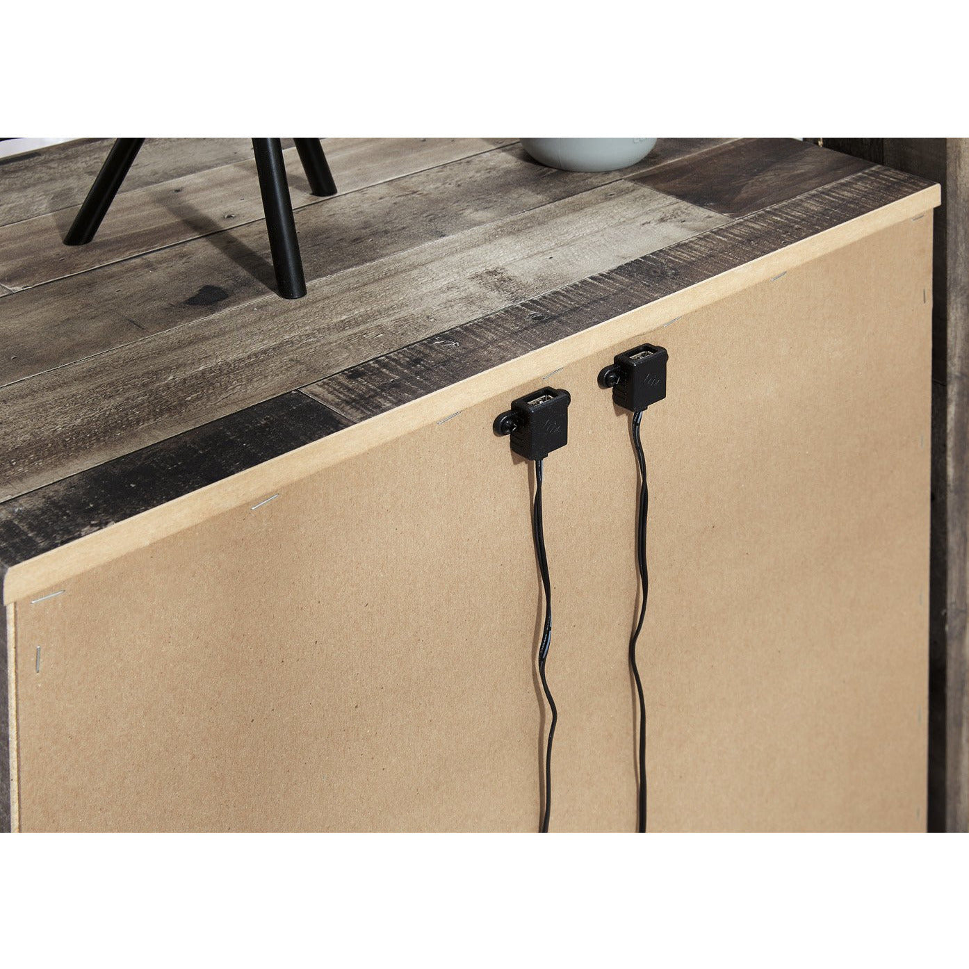Derekson Nightstand with USB Ports - Modern Bedside Table with Storage Drawer for Bedroom, Living Room, or Office - Perfect for Charging Devices & Organizing Essentials