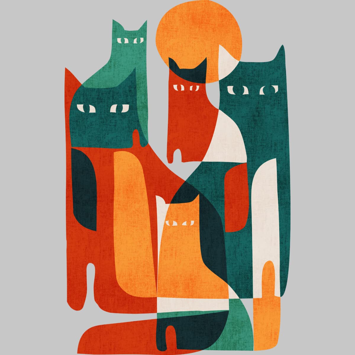 Design By Humans Men's Cat Graphic T-Shirt - Funny Feline Cotton Tee for Casual Wear & Cat Lovers | Perfect for Everyday Outfits, Gifts, and Cat-Themed Events