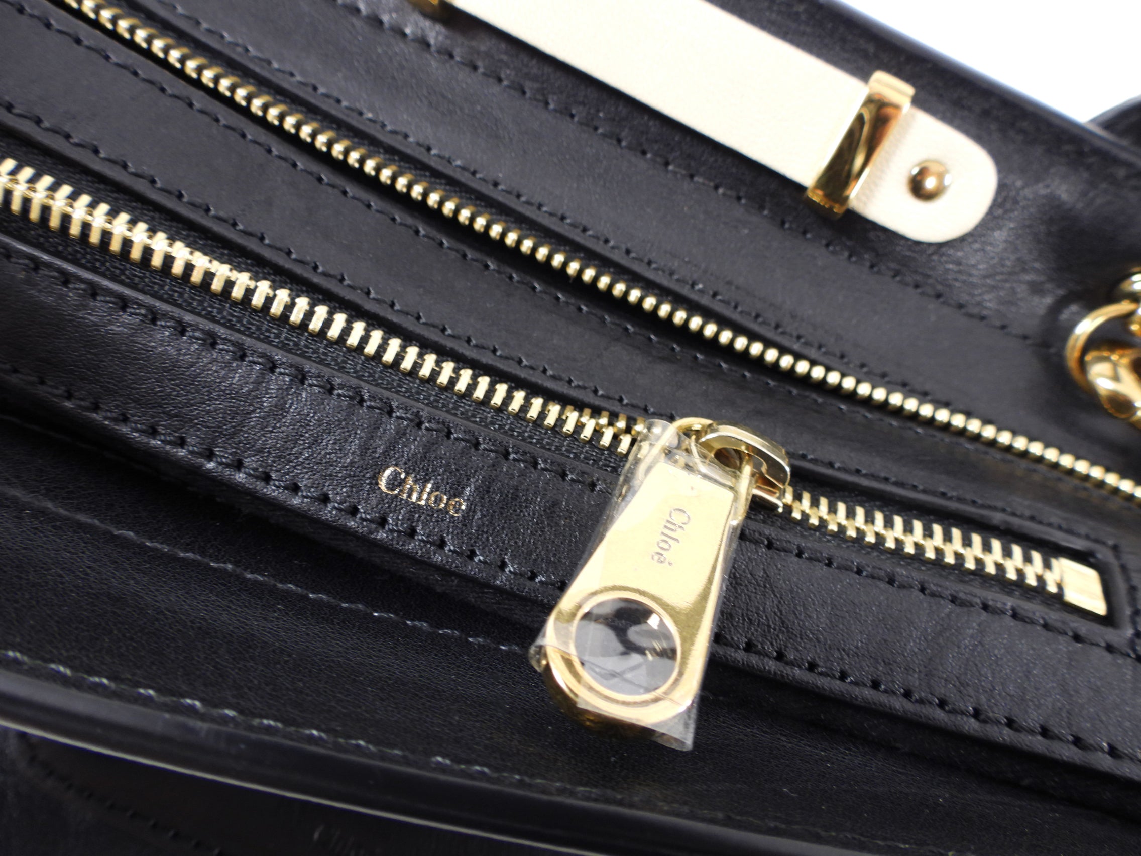 Chloe Alice Ivory and Black Two Tone Shoulder Bag for Women - Elegant Crossbody Purse for Work, Travel & Everyday Use