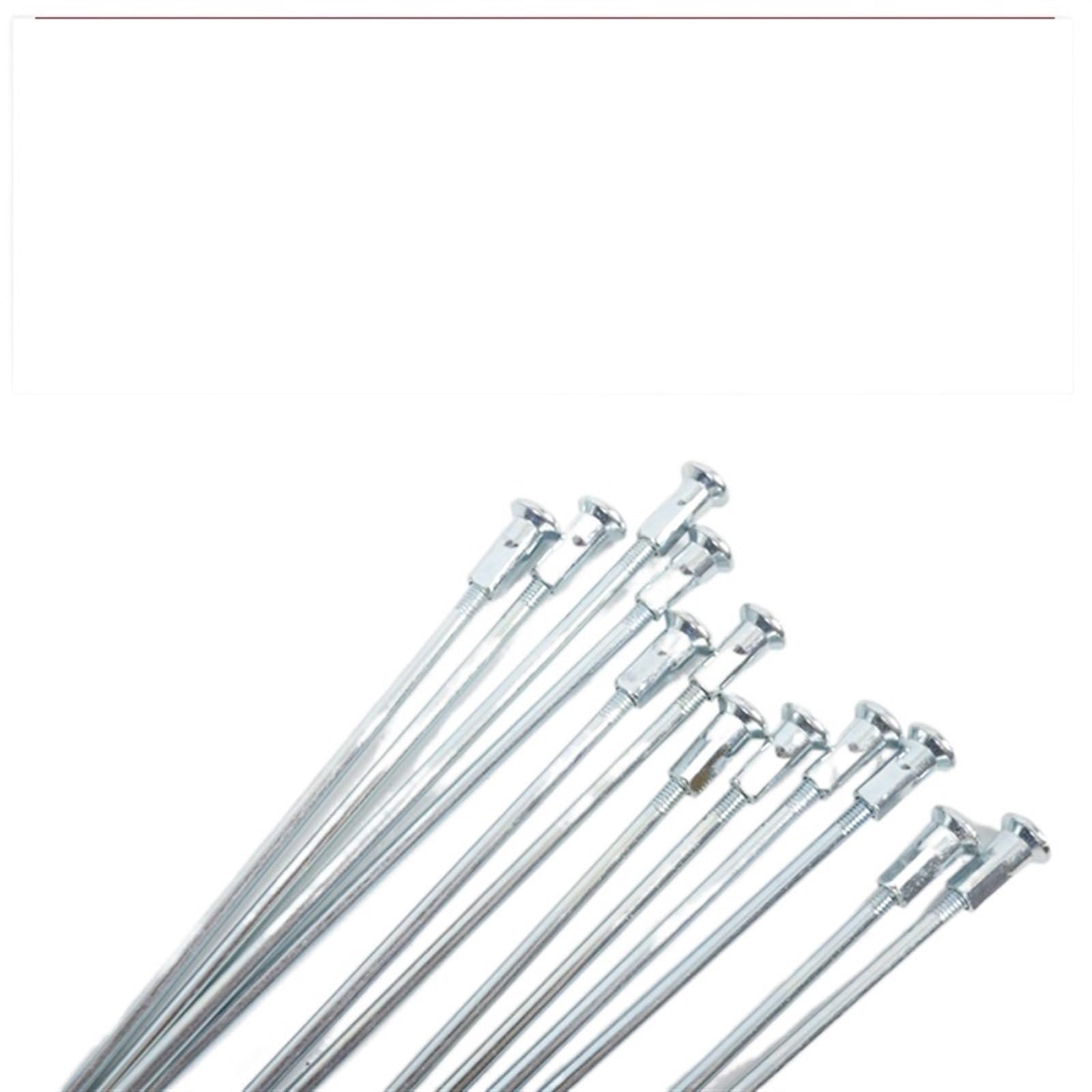 10G Electric Bike Spokes 3MM Diameter - 225/230/235/240mm Stainless Steel Spokes with Nipples (50pcs 230mm) - Durable Mountain & Road Bike Wheel Spokes Accessories for E-Bike, Commuter and Cycling Enthusiasts
