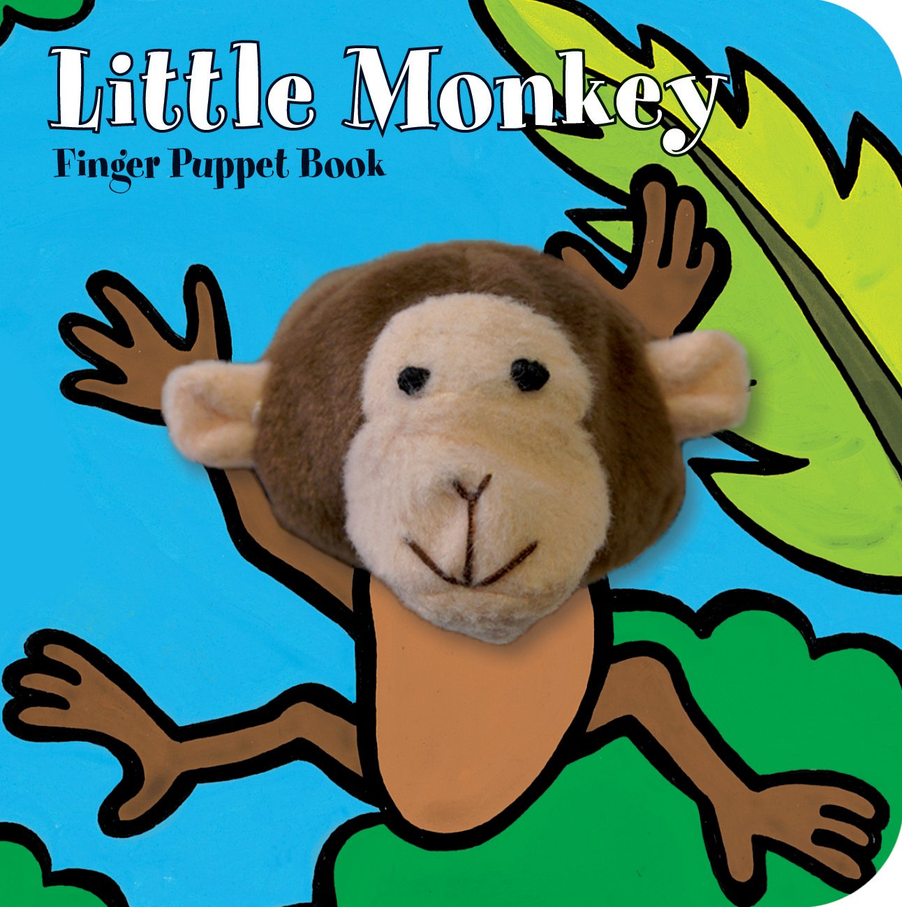 Little Monkey Finger Puppet Book - Interactive Animal Puppet Board Book for Toddlers & Babies | First Year Baby Books, Fun Learning & Storytime Play