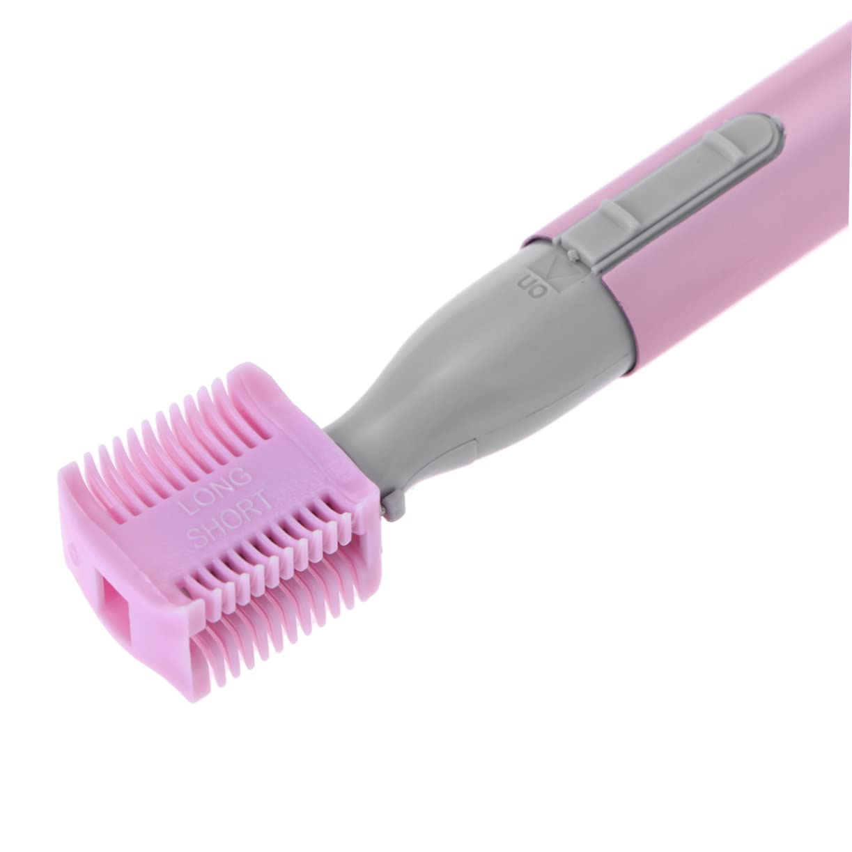 Electric Eyebrow Trimmer for Women - Painless Eyebrow Hair Removal Device & Shaper - Rechargeable Eyebrow Shaver with Precision Blades - Perfect for Eyebrow Grooming, Shaping and Maintenance at Home or Travel (Pink)
