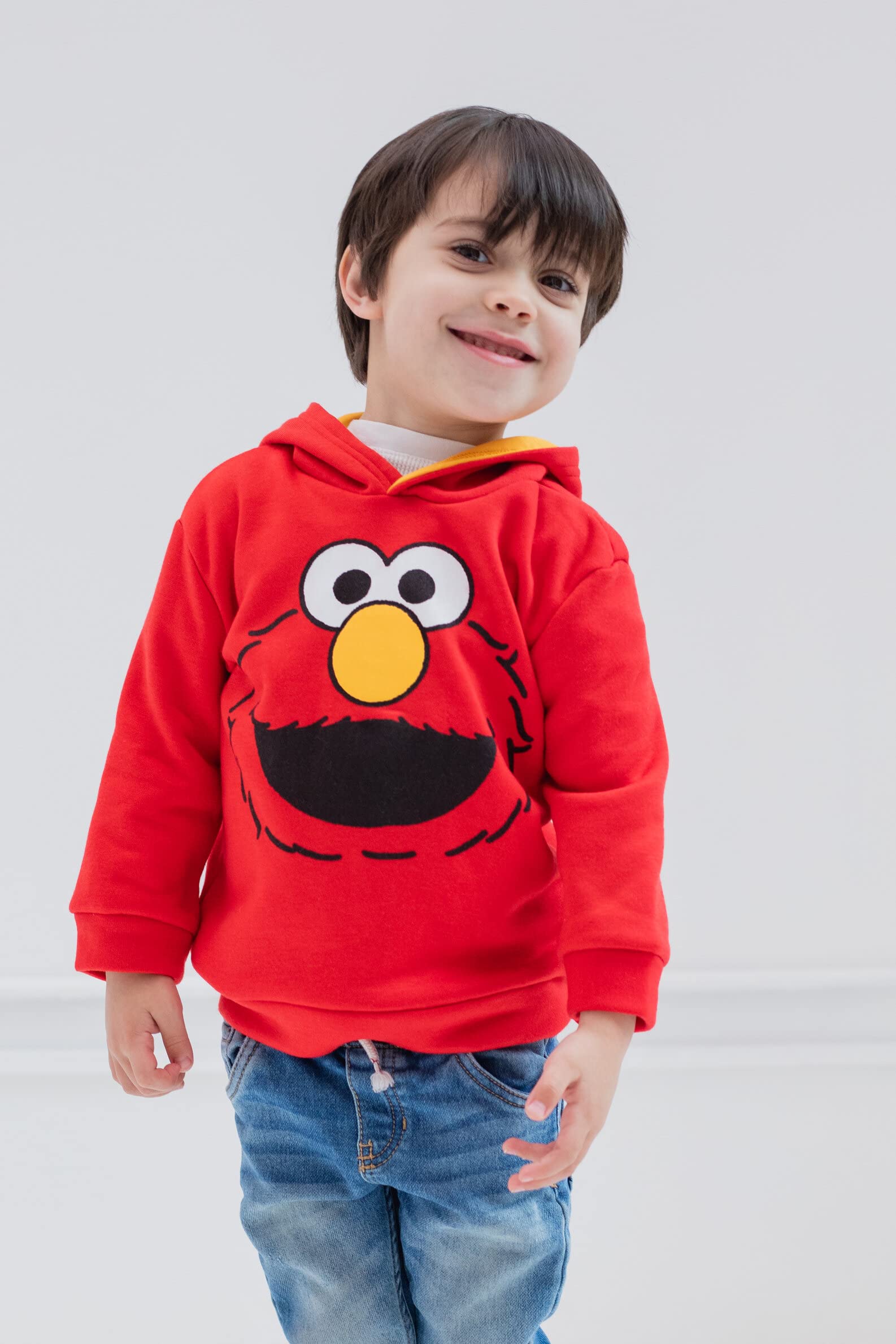 Sesame Street Abby Cadabby Elmo Big Bird Cookie Monster Oscar The Grouch Pullover Hoodie for Kids - Soft Cotton Toddler Sweatshirt for Boys & Girls (Infant to Little Kid) - Perfect for Playdates, Preschool & Family Outings