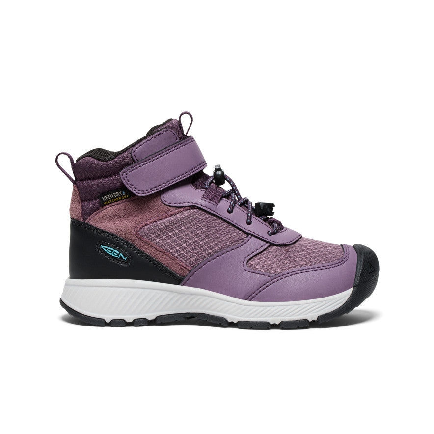 Little Kids' Waterproof Skua Boots - Black Plum/Plum Perfect | Warm Winter Snow Boots for Toddlers & Preschoolers | Outdoor Play, Snow Days & Rainy Weather