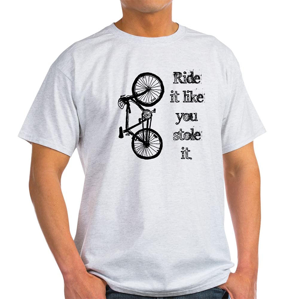 Ride It 100% Cotton T-Shirt for Men & Women | Soft Comfortable White Tee | Casual Wear, Motorcycle Riding, Biker Gifts