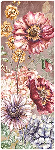 Wildflower Medley panel gold I