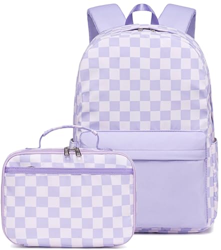 Checkered Purple