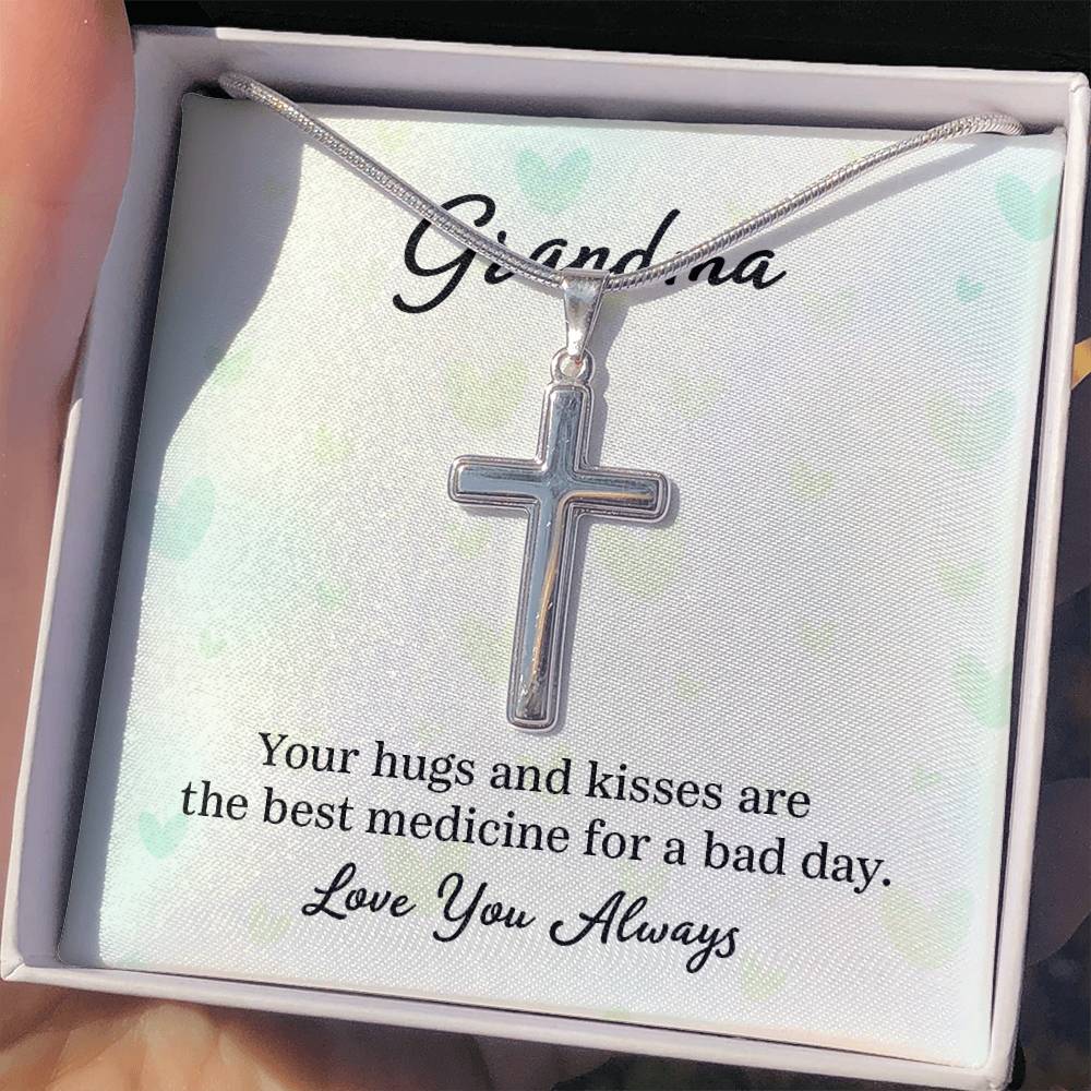 Beautiful Cross Necklace for Grandma - Thoughtful Gift from Grandchildren | Perfect for Birthday, Mother's Day & Christmas Gifts