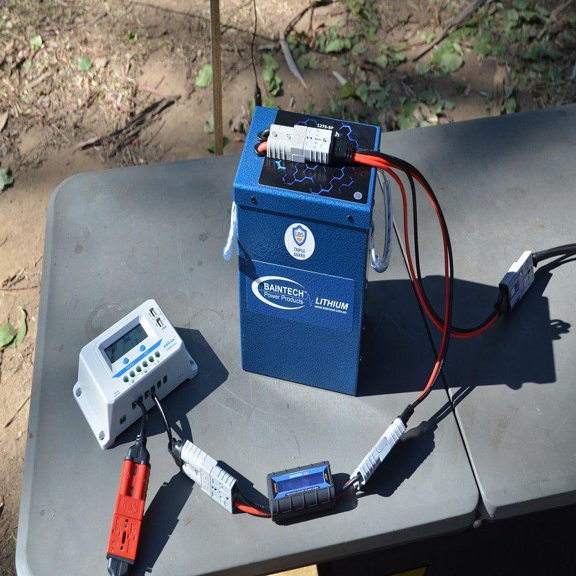 Baintech 12V 75Ah Compact Lithium Battery - Lightweight & Powerful Deep Cycle Battery for RV, Marine, Solar & Off-Grid Power Systems