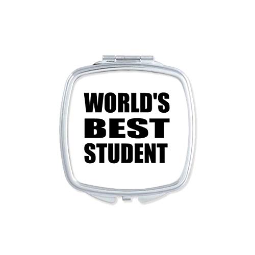 DIYthinker Portable Compact Double-Sided Makeup Mirror - Best Gift for Students & Teachers with Inspirational Quotes - Perfect for Travel, Home, Office & School
