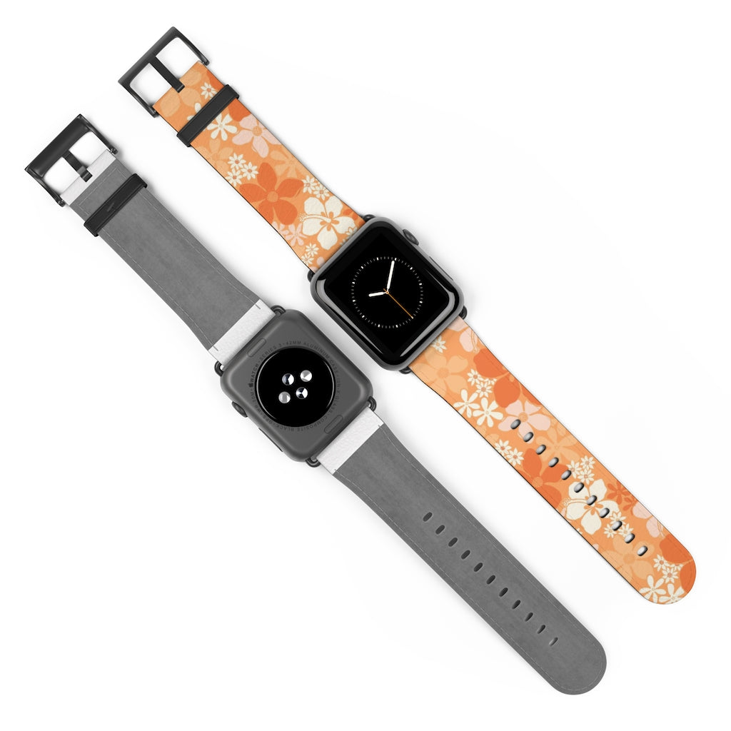 Groovy Pua Watch Band - Durable Silicone Replacement Strap for Apple Watch, Fitbit & Samsung - Perfect for Workouts, Swimming & Everyday Wear