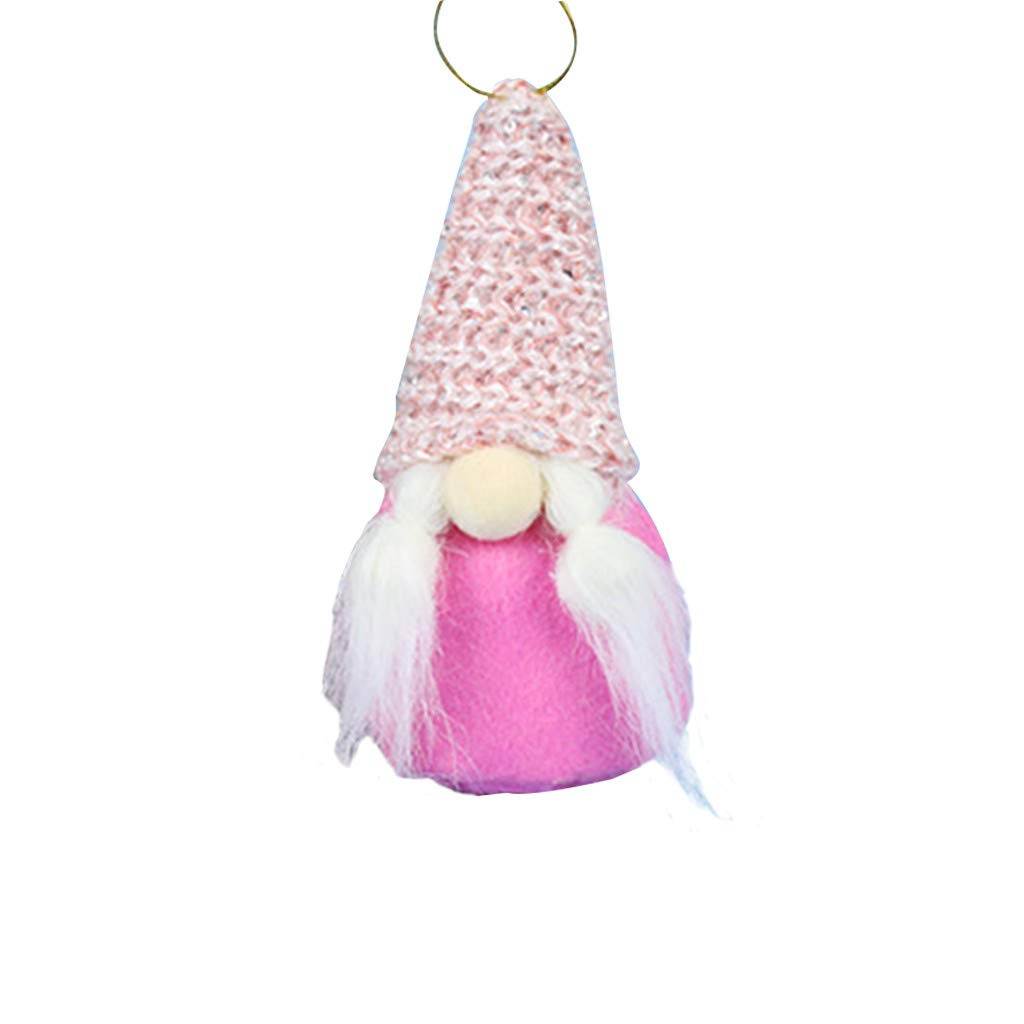 Christmas Ornaments Set - Santa Snowman Hanging Decor for Holiday Tree