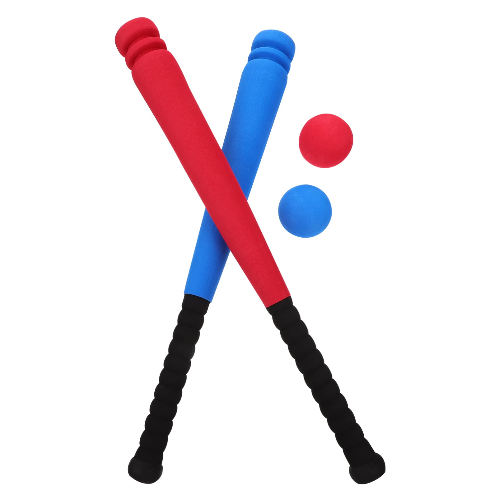 BESPORTBLE Kids Foam Baseball Bat Set - Soft EVA Baseball Toy for Toddlers & Children with Ball | Outdoor Sports Game for Backyard, Park & Beach Play | Improves Hand-Eye Coordination & Motor Skills