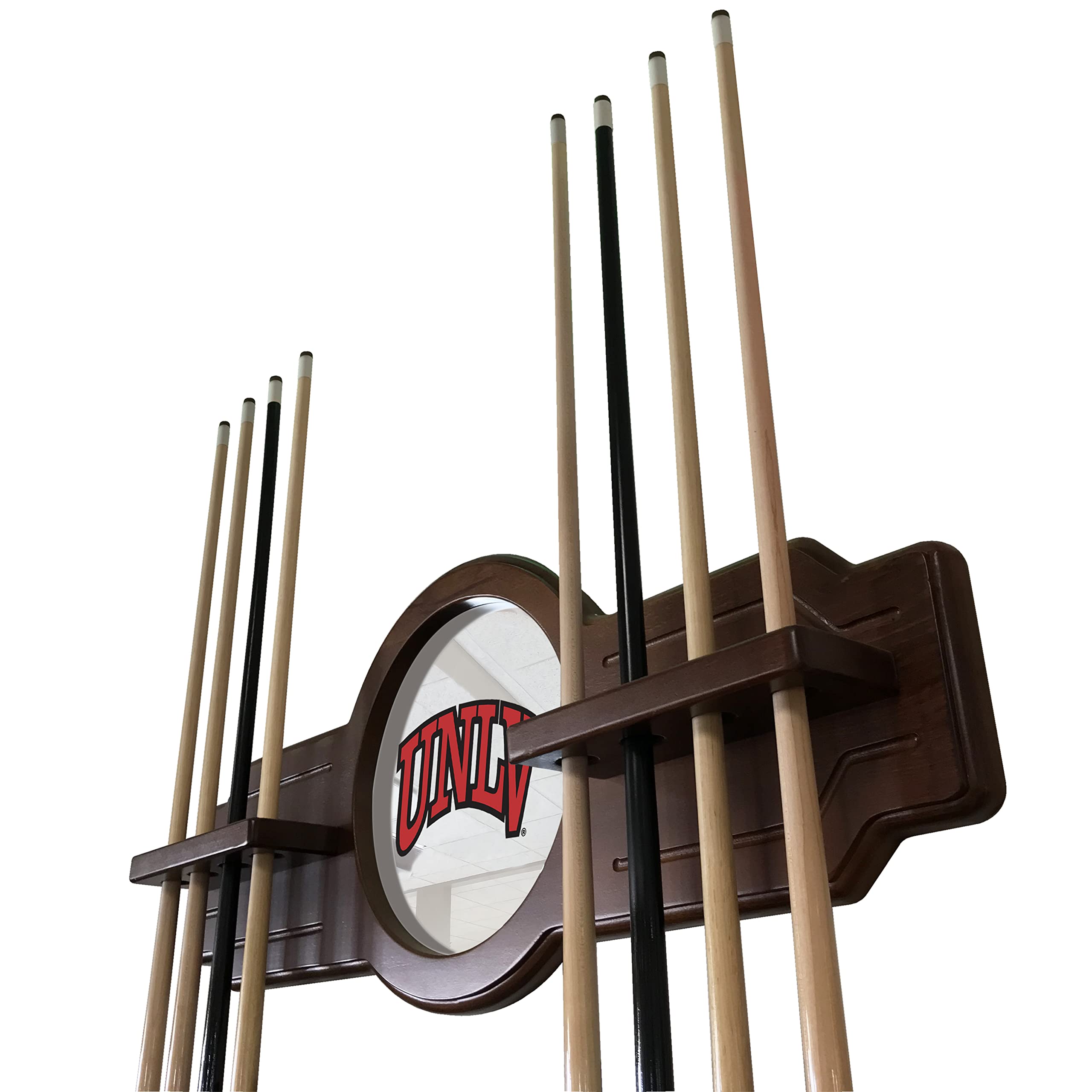 Premium UNLV Cue Rack in Authentic Navajo Finish - Stylish Billiard Accessory for Game Rooms & Man Caves by Holland Bar Stool