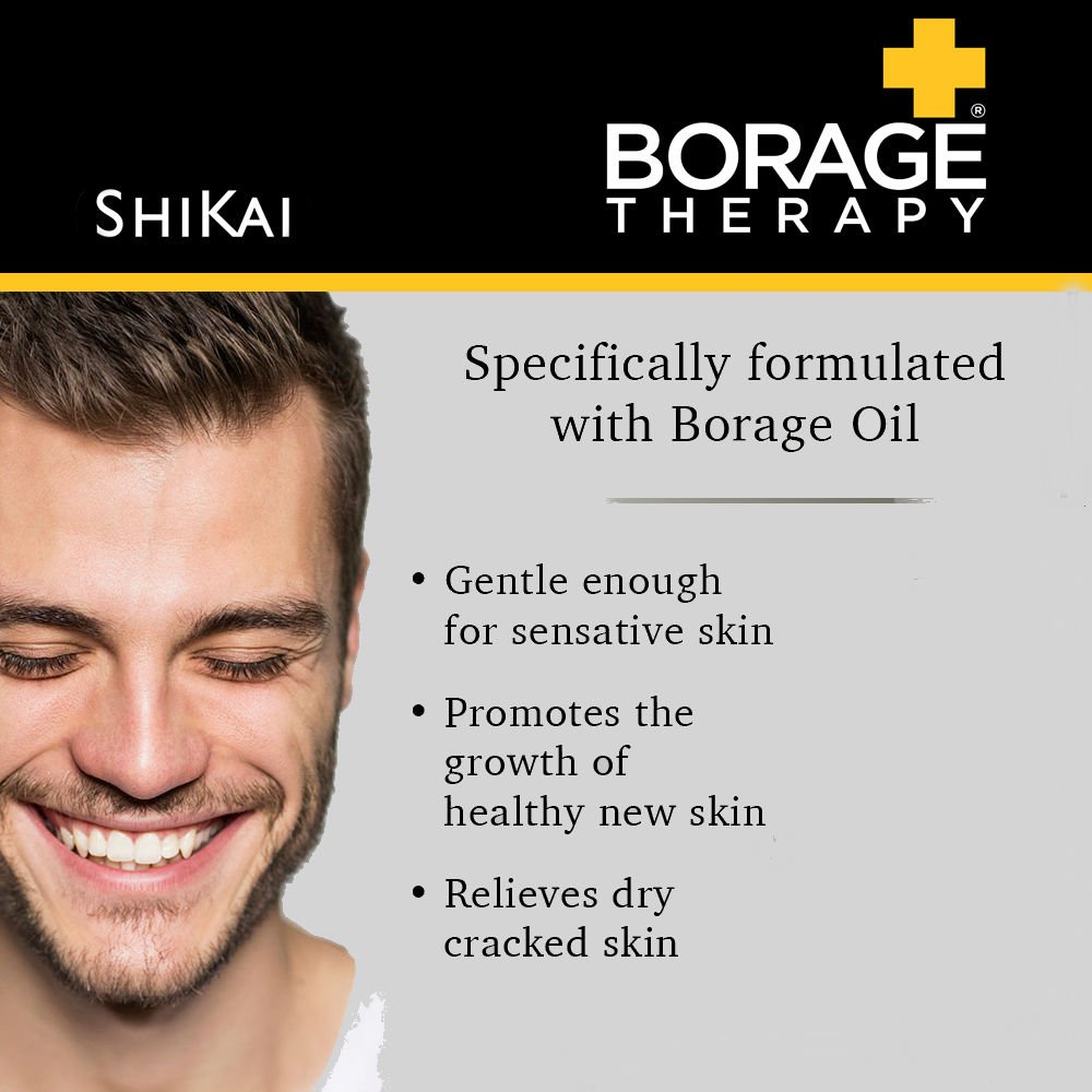 Shikai Borage Dry Skin Therapy Lotion for Kids - 8 Oz | Natural Moisturizing Formula for Sensitive Skin | Perfect for Daily Hydration & Eczema Relief