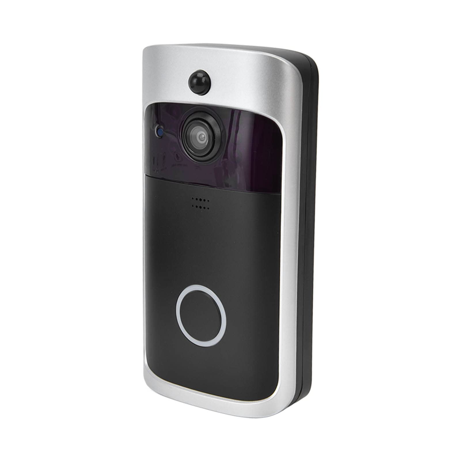 V5 Smart WiFi Video Doorbell with 2.4GHz, 720P HD & Night Vision - Easy Installation, Motion Detection, Two-Way Audio - Perfect for Home Security & Package Monitoring (Ideal for Houses, Apartments & Smart Homes)