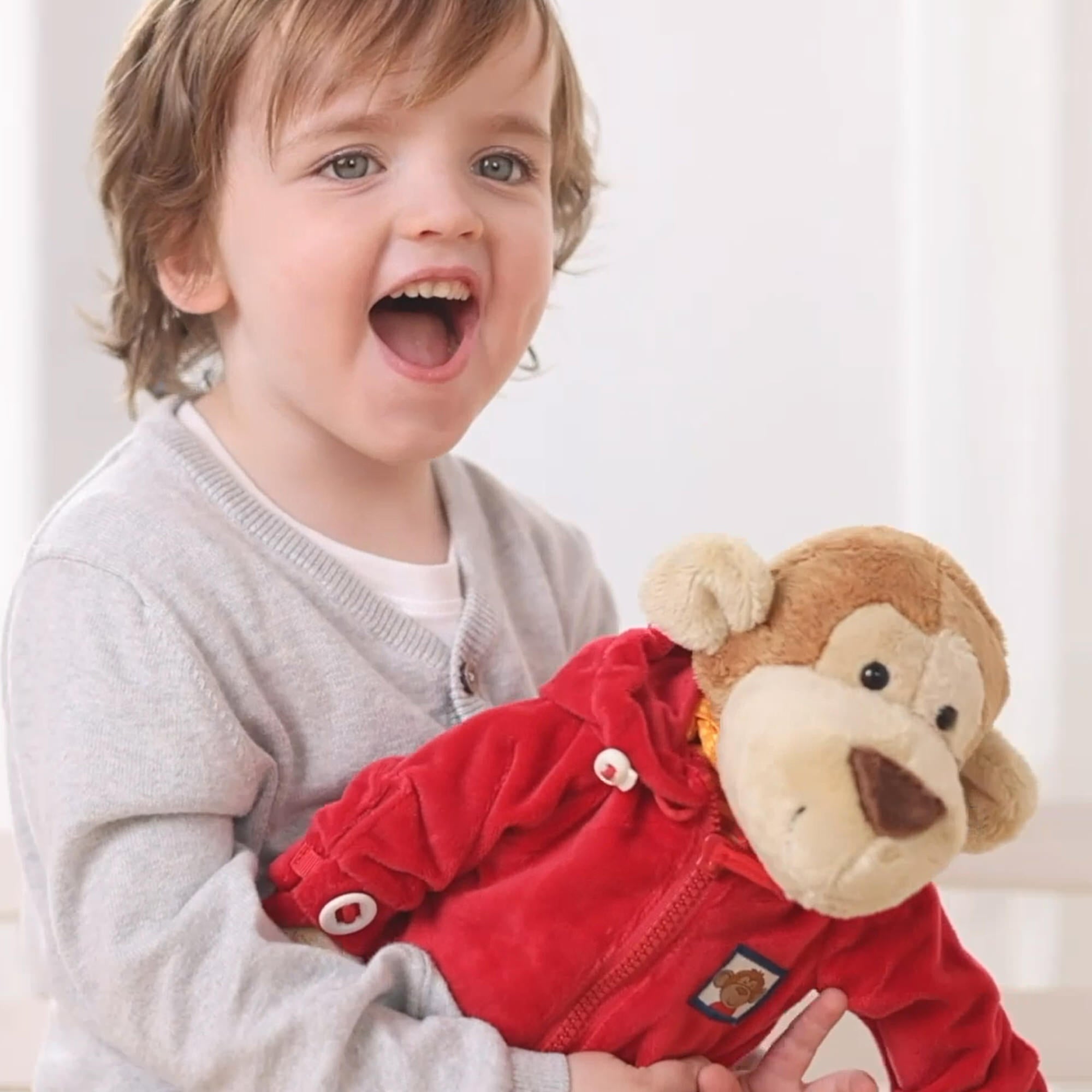 Teaching Monkey Plush Toy - Interactive Learning Stuffed Animal for Kids | Perfect for Playtime, Education & Gifts