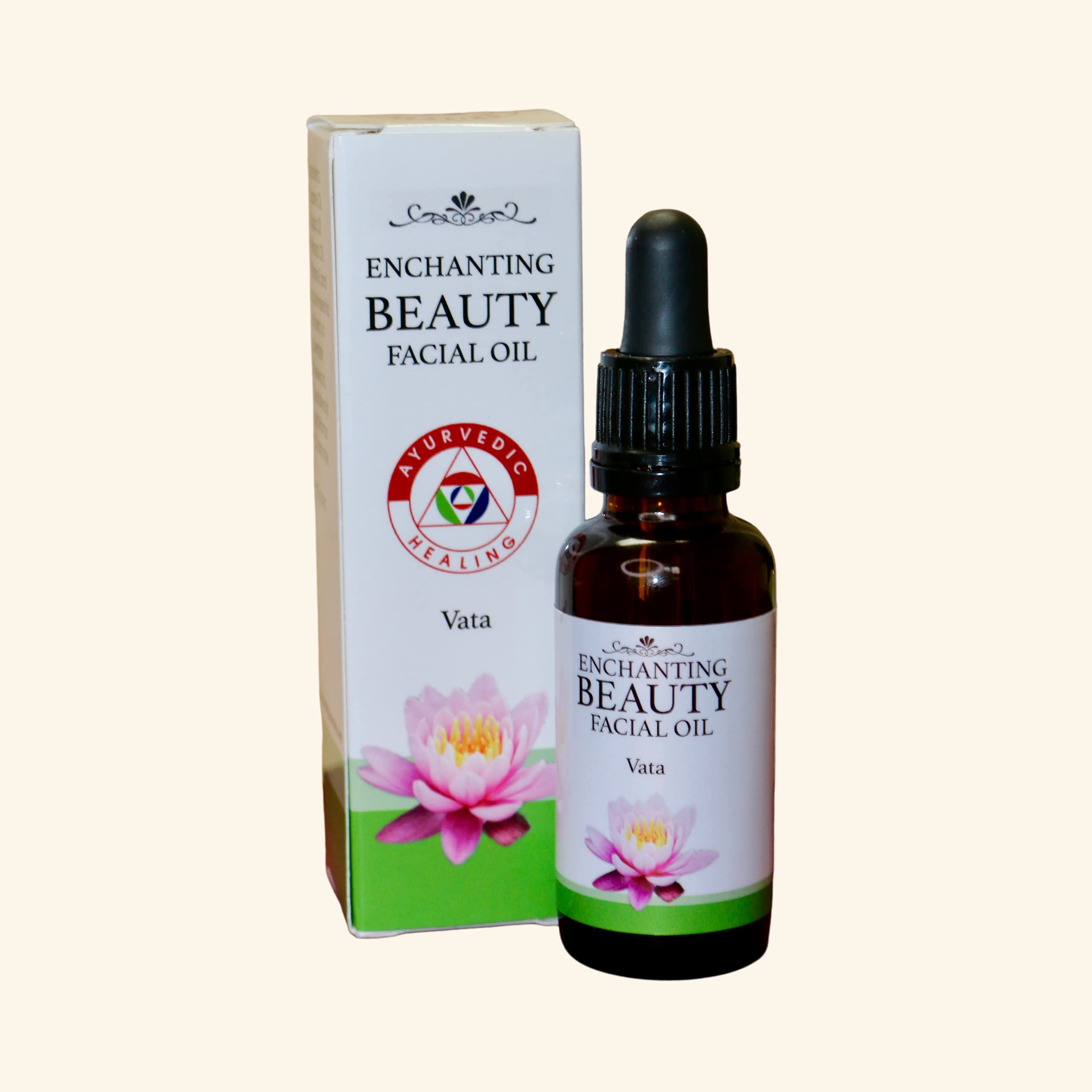 Organic Vata Facial Oil for Glowing Skin - Hydrating & Anti-Aging Face Oil with Natural Ingredients - Perfect for Dry Skin Care & Nighttime Routine