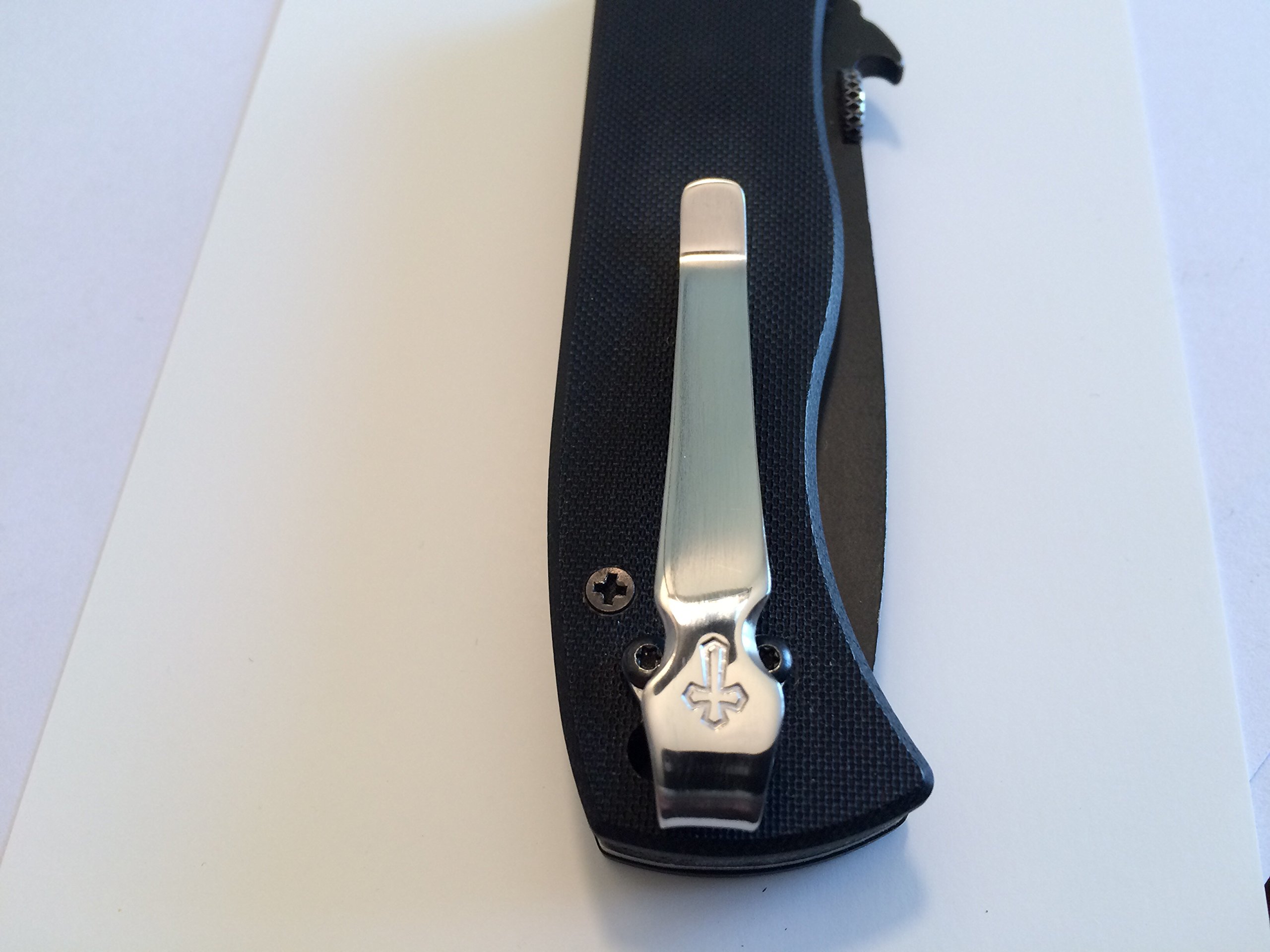 Premium Titanium Deep Carry Pocket Clip for Emerson Folding Knives | Secure & Durable EDC Accessory for Outdoor, Camping & Tactical Use
