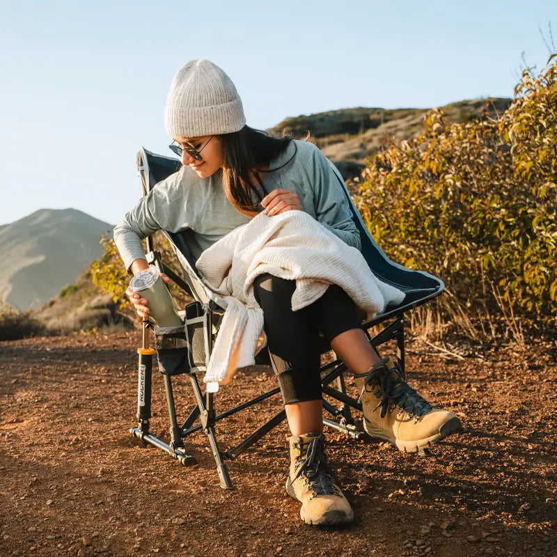 Pod Rocker - Premium Portable Rocking Chair for Outdoor, Camping, and Relaxation | Perfect for Backyard, Beach, and Travel Use