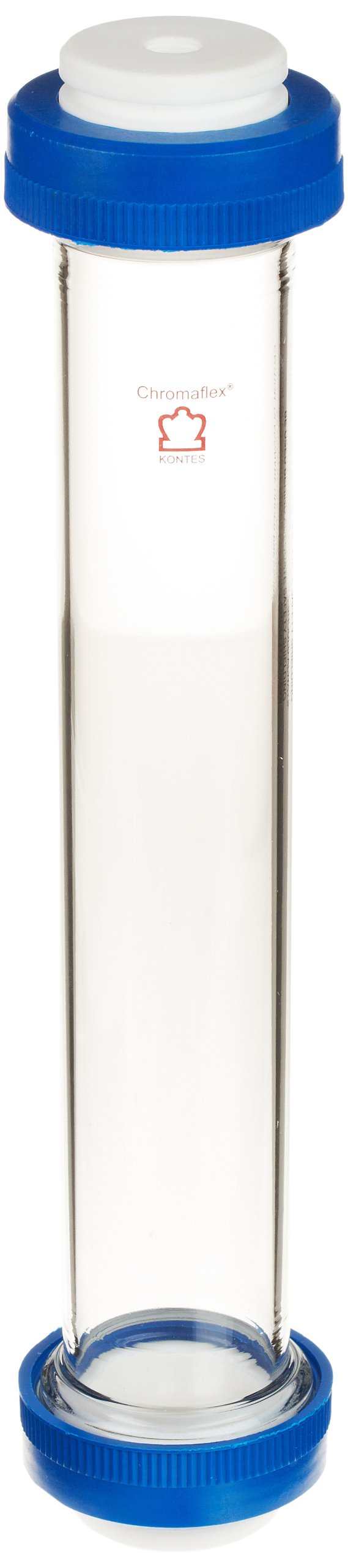 Kimble Chromaflex 420830-1010 Borosilicate Glass Threaded Chromatography Column, 491ml - Lab Equipment for Chemical Analysis & Purification | Ideal for HPLC, Research & Pharmaceutical Applications