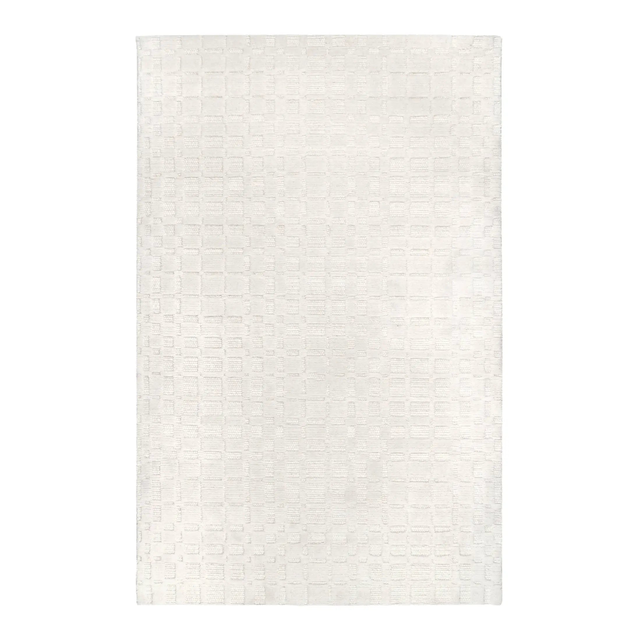 Dash & Albert Isadora Ivory Handwoven Wool Rug - Soft & Durable Area Rug for Living Room, Bedroom & Home Decor - Perfect for Cozy & Stylish Spaces