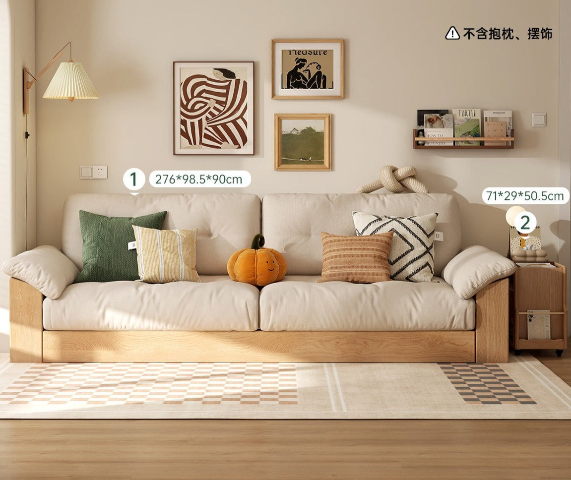 living room two-piece set sofa 108.6*38.6*35.4 inch (276*98