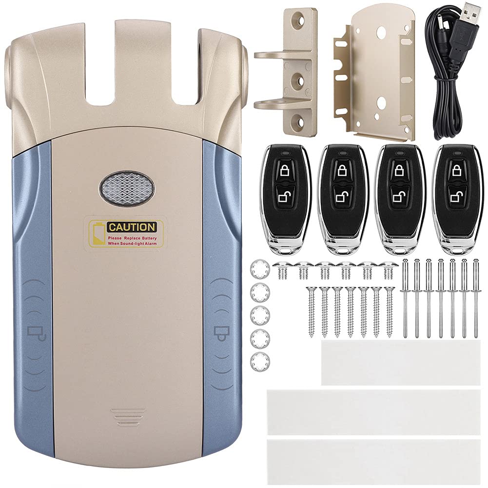 Smart Keyless Door Lock - Touch, Remote & Phone Control (Optional) - Easy Installation for Home, Office, Hotel & Dormitory - Modern Secure Entry System for Enhanced Safety & Convenience