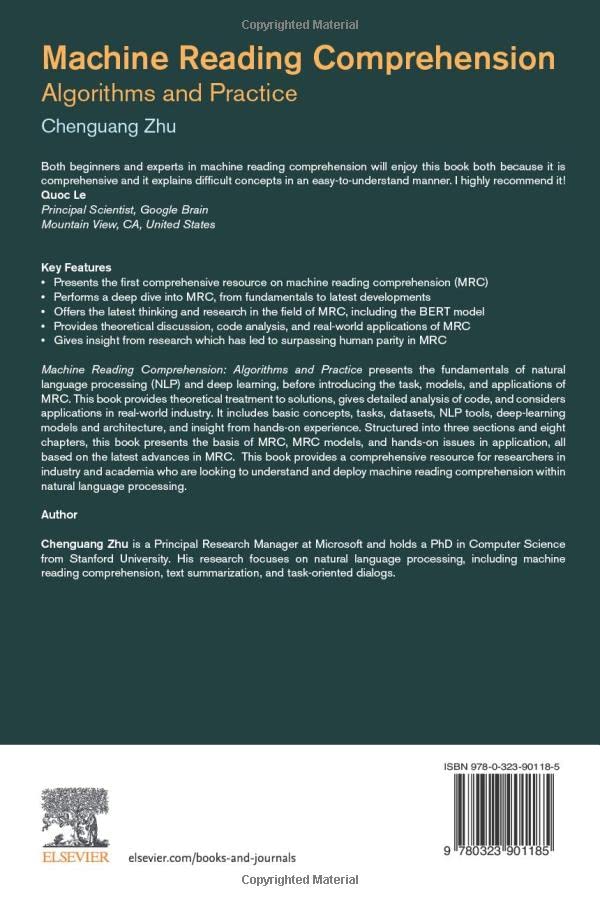 Machine Reading Comprehension: AI Algorithms & Practical Applications for NLP, Chatbots, and Text Analysis