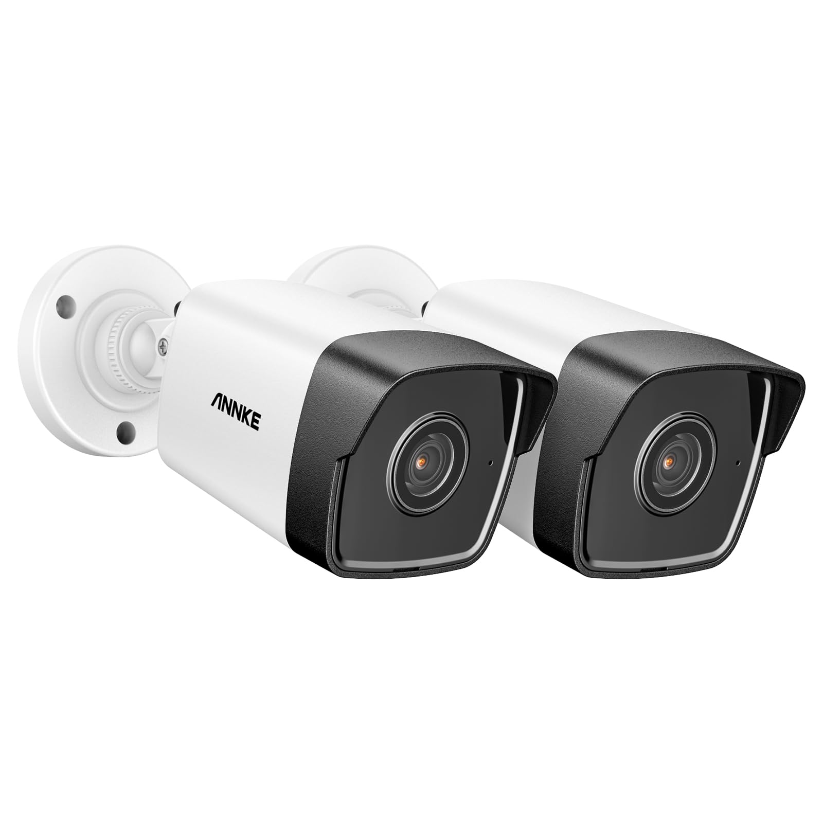 ANNKE C500 5MP PoE Security Camera - Super HD Outdoor/Indoor IP Camera with Alexa, Audio, Color Night Vision, Motion Detection | 2-Pack for Home & Business Surveillance