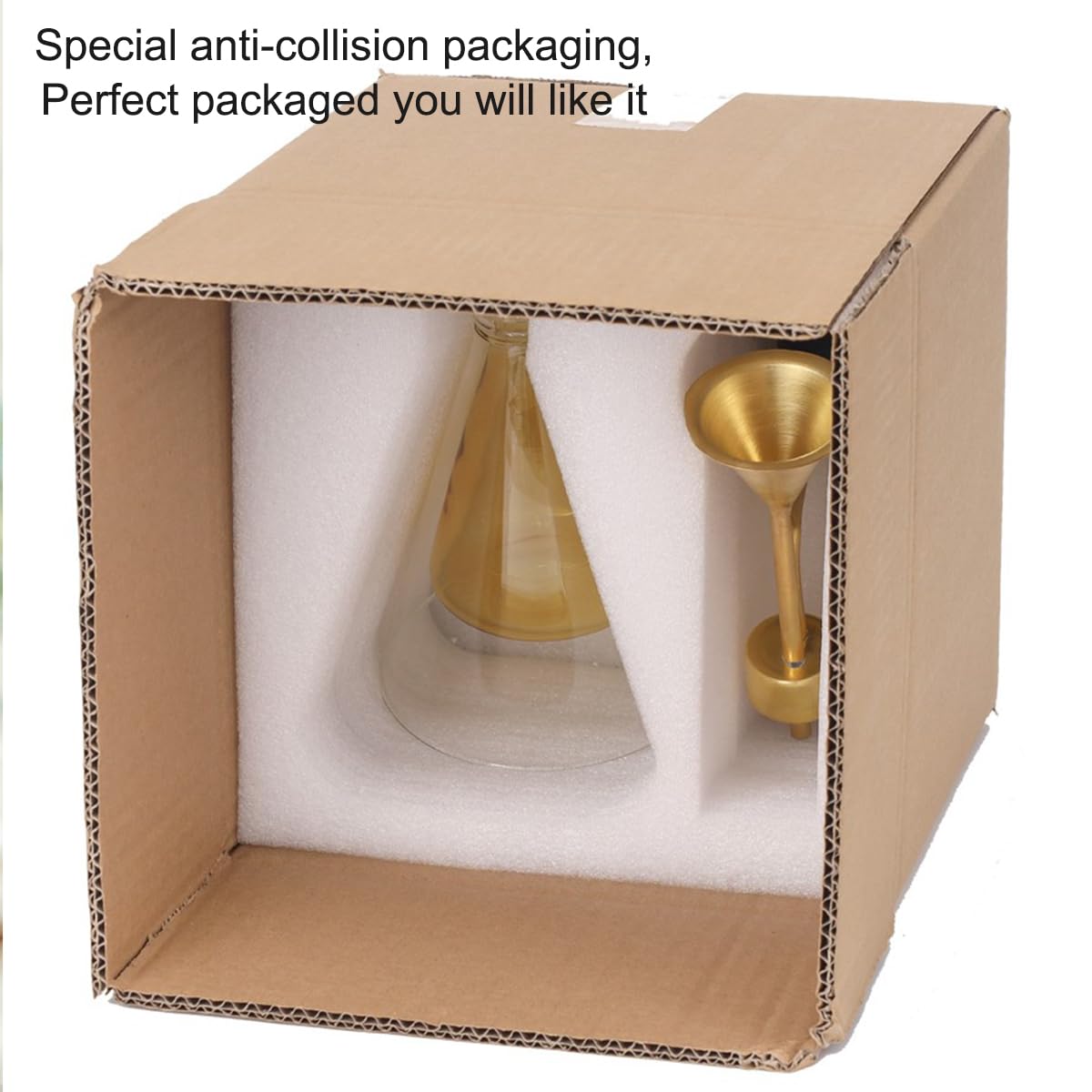 Premium Essential Oil Erlenmeyer Flask - Clear Glass Perfume Bottle for Fragrance Storage & Aromatherapy | Perfect for DIY Perfume Making, Home Scenting & Laboratory Use