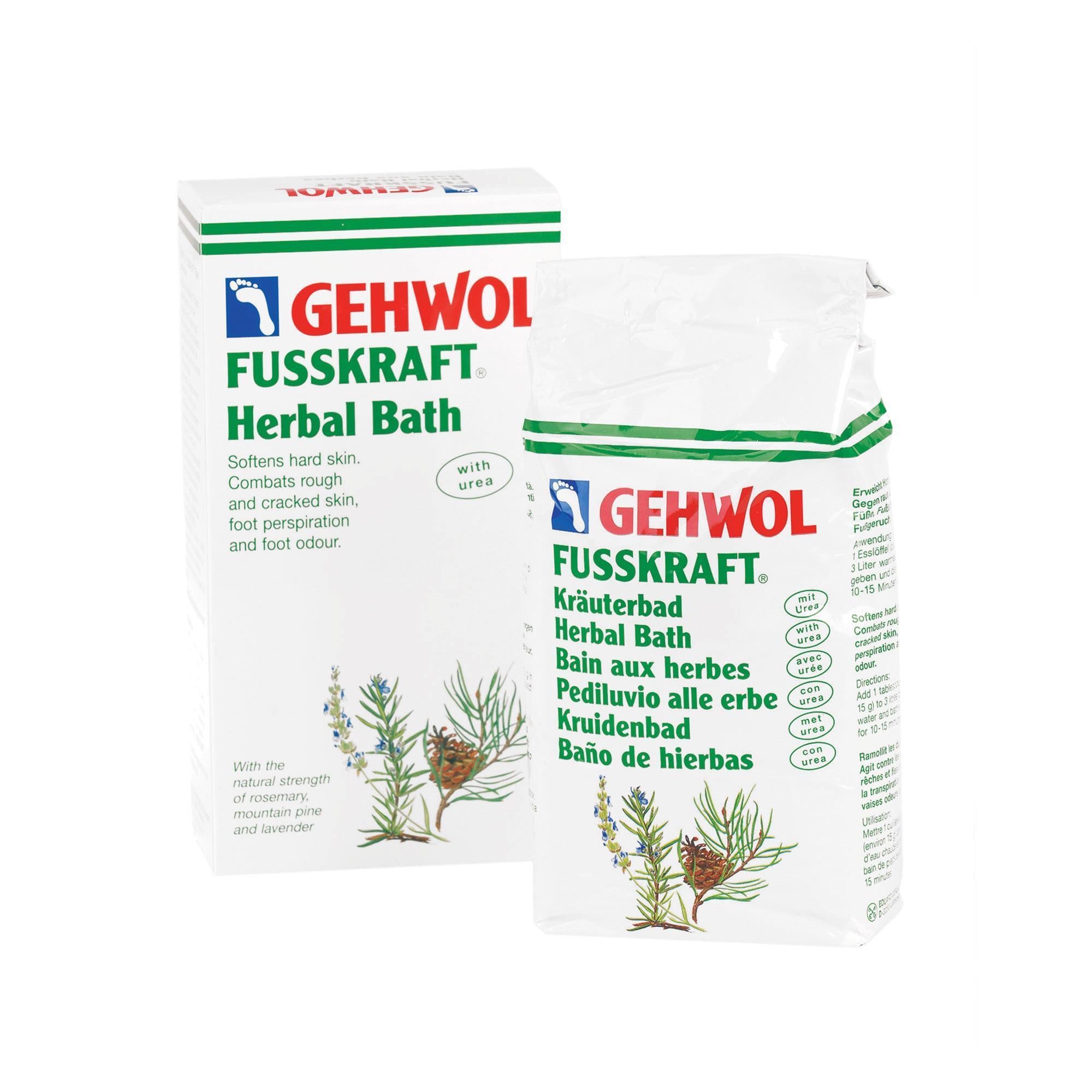 Gehwol Herbal Bath - Natural Foot Soak with Essential Oils for Relaxation & Soft Skin | Perfect for Spa Day, Pedicure & At-Home Foot Care