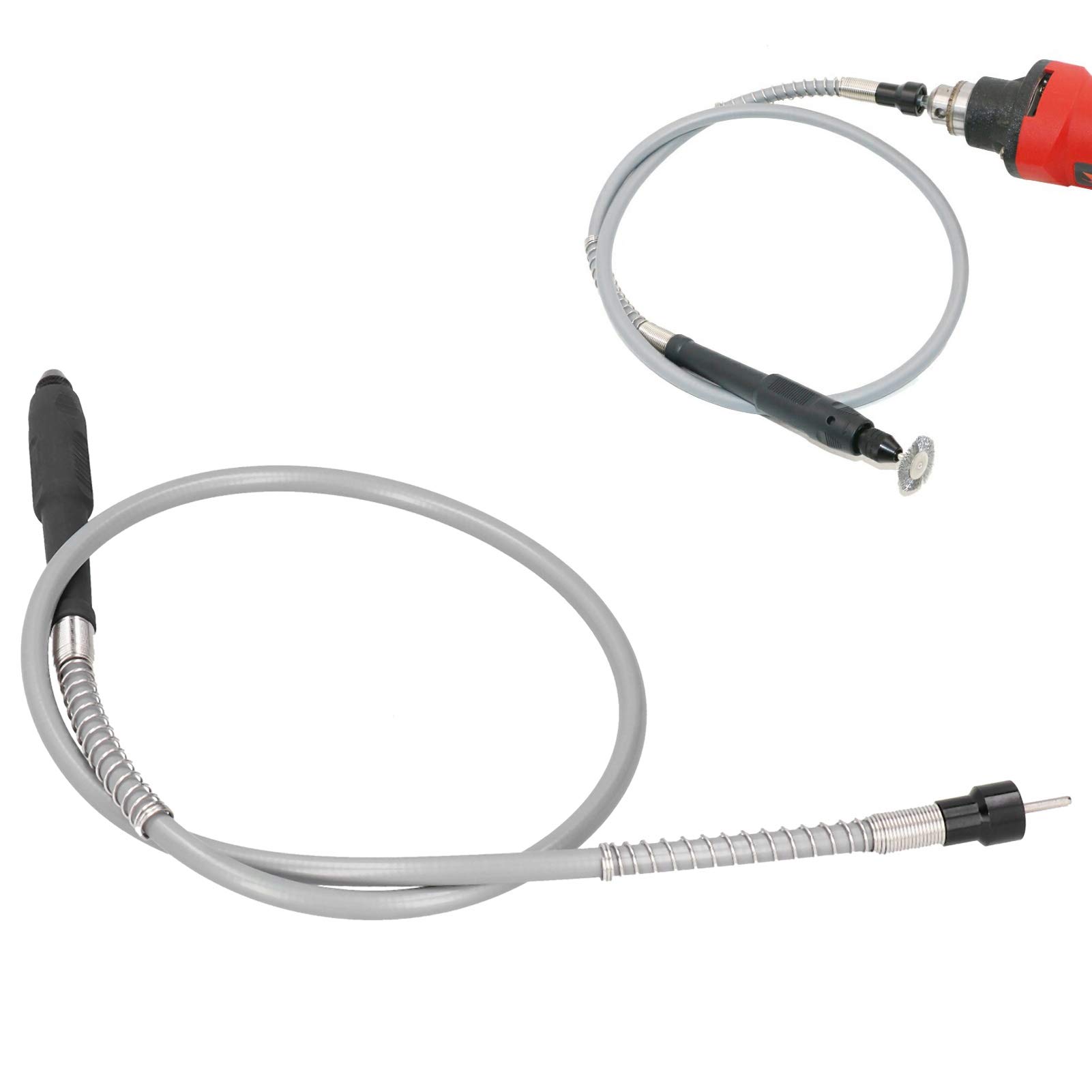 Universal Flexible Shaft for Power Tools - Durable Aluminum Alloy & Plastic Fitting with High Hardness & Flexibility - Compatible with Electric Grinders - Perfect for DIY, Garden, Home & Factory Use