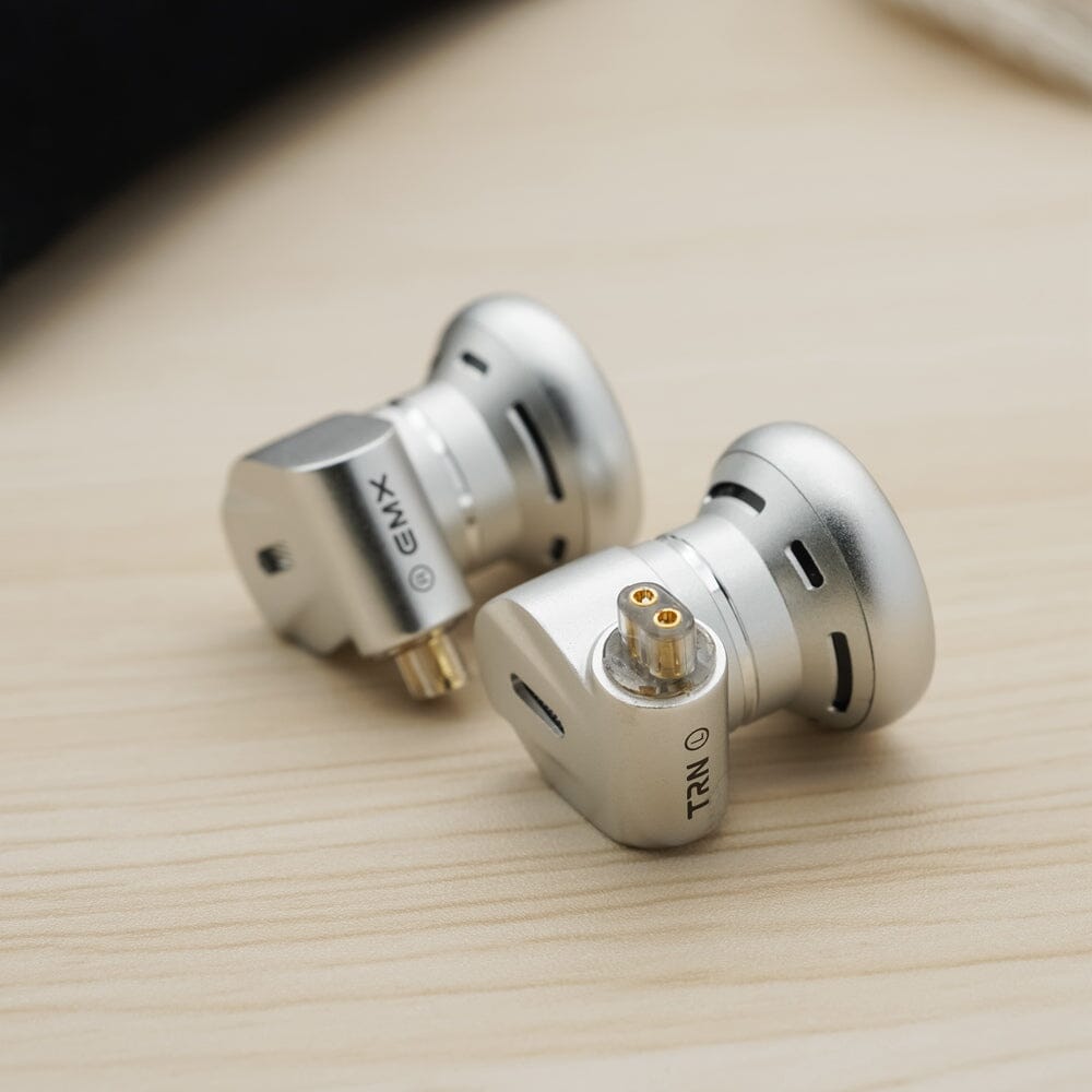TRN EMX Flagship Audiophile Dynamic Driver Flat Head Earphones - High Fidelity Sound for Music Lovers, Studio Monitoring & Gaming