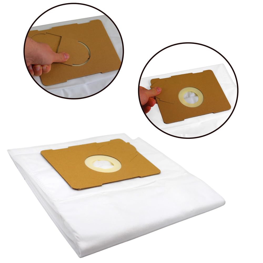 20 Pack Vacuum Cleaner Replacement Bags - Compatible with PROTOOL VCP 320 E Dust Collector | High Filtration Dust Bags for Workshop, Garage & Home Cleaning