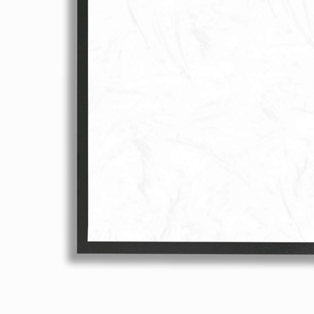 Stupell Industries Modern Abstract Shape Collage Framed Wall Art in Brown, Grey, Blue & Black - Perfect for Living Room, Bedroom or Office Decor