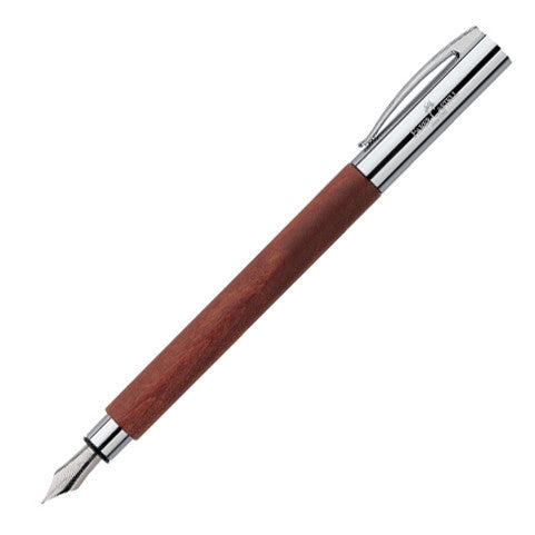 Faber-Castell Ambition Pearwood Fountain Pen - Premium Wooden Fountain Pen for Writing, Calligraphy & Gift - Perfect for Professionals, Students & Collectors
