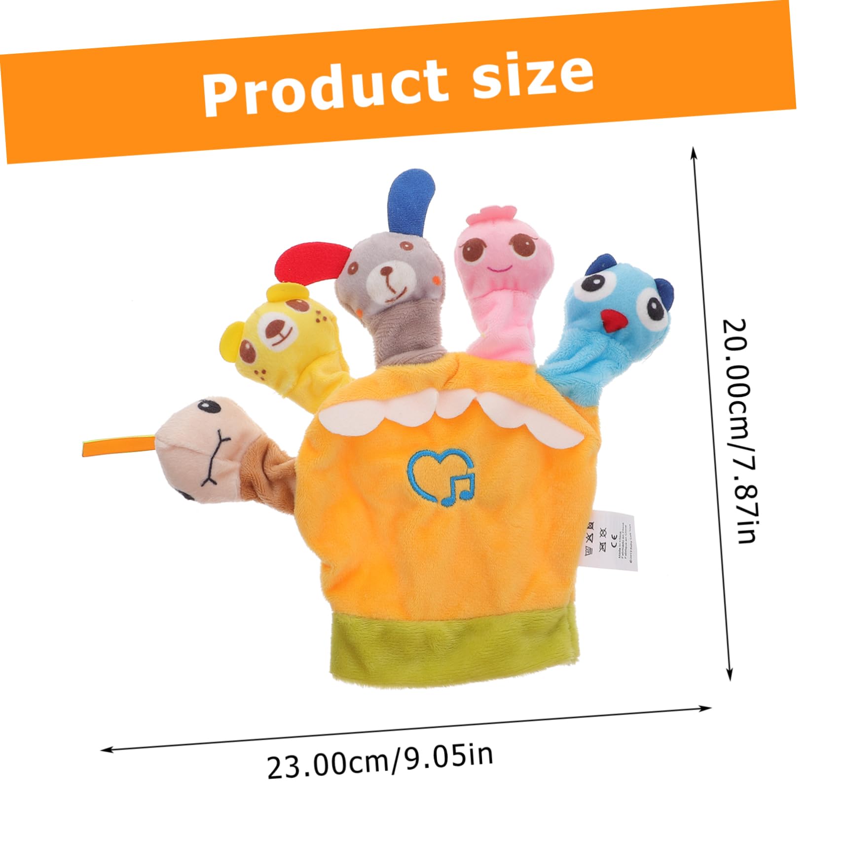 WHAMVOX Finger Puppets - Cartoon Frog Hand Puppets, Educational Brain Toys for Kids, Baby & Toddler Finger Puppet Set (Cotton Material) - Perfect for Storytelling, Role Play & Early Learning Activities