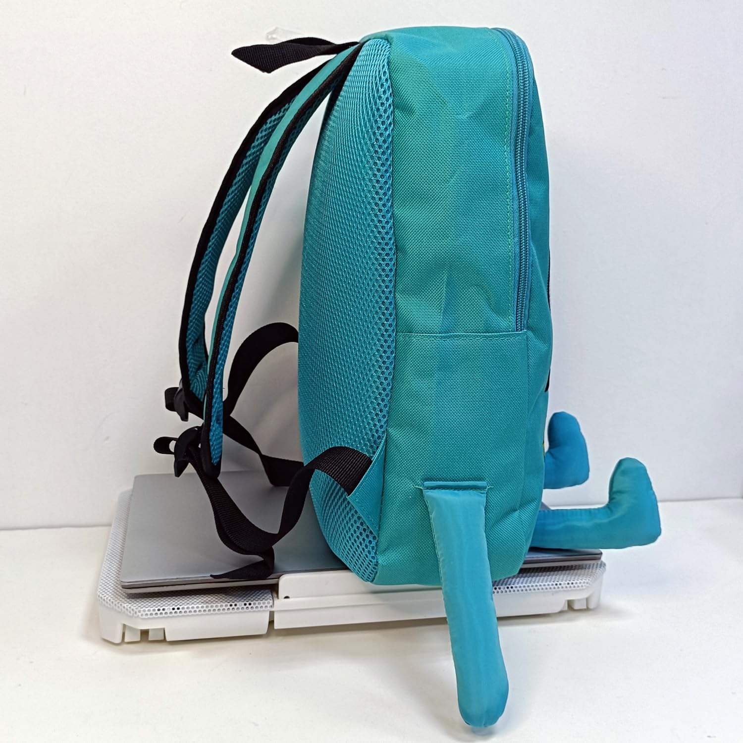 **Adorable Cartoon Backpack for Travel & School - Lightweight Green Anime Bag Inspired by Finn & Jake Adventure | Breathable, Portable & Stylish for Daily Use, Cosplay & Outdoor Trips**
