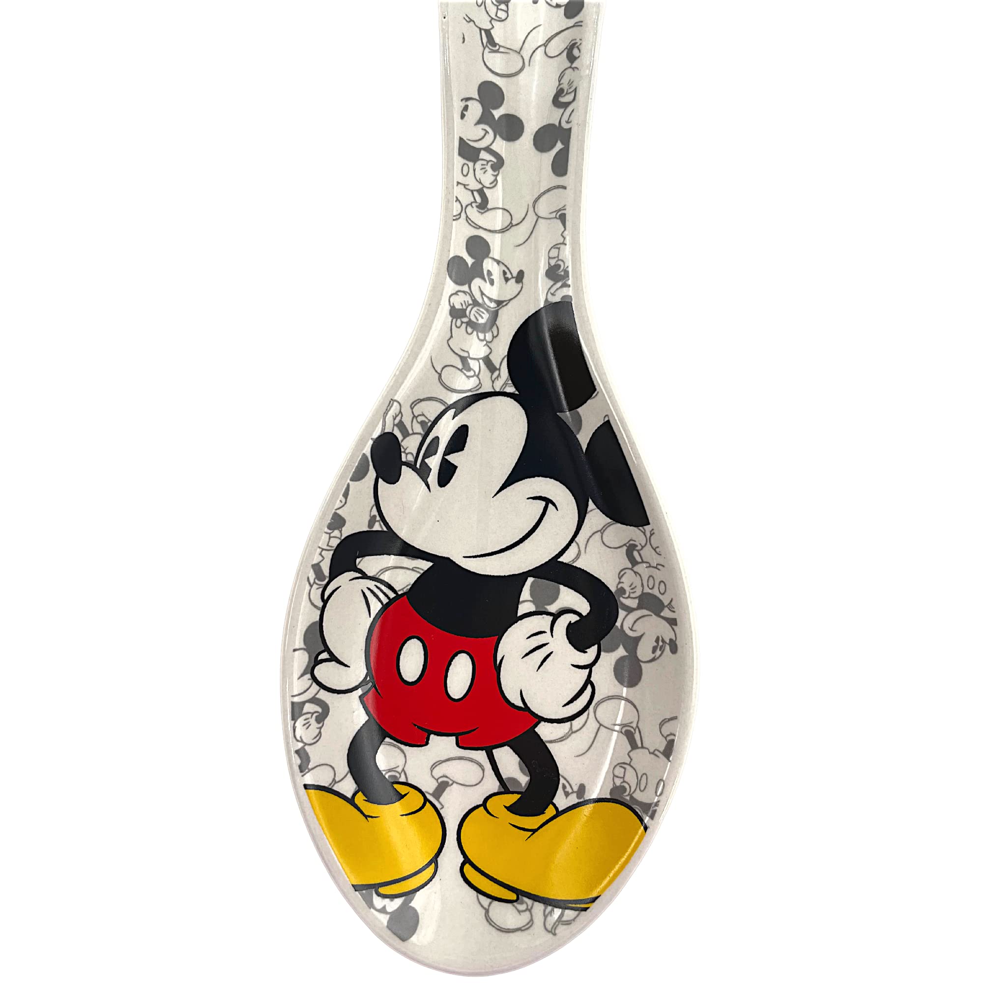 Disney Mickey Mouse Ceramic Spoon Rest - Collectible Kitchen Decor for Cooking & Baking - Perfect Utensil Holder for Disney Fans & Home Chefs - Ideal for Stovetop, Countertop & Gift Giving