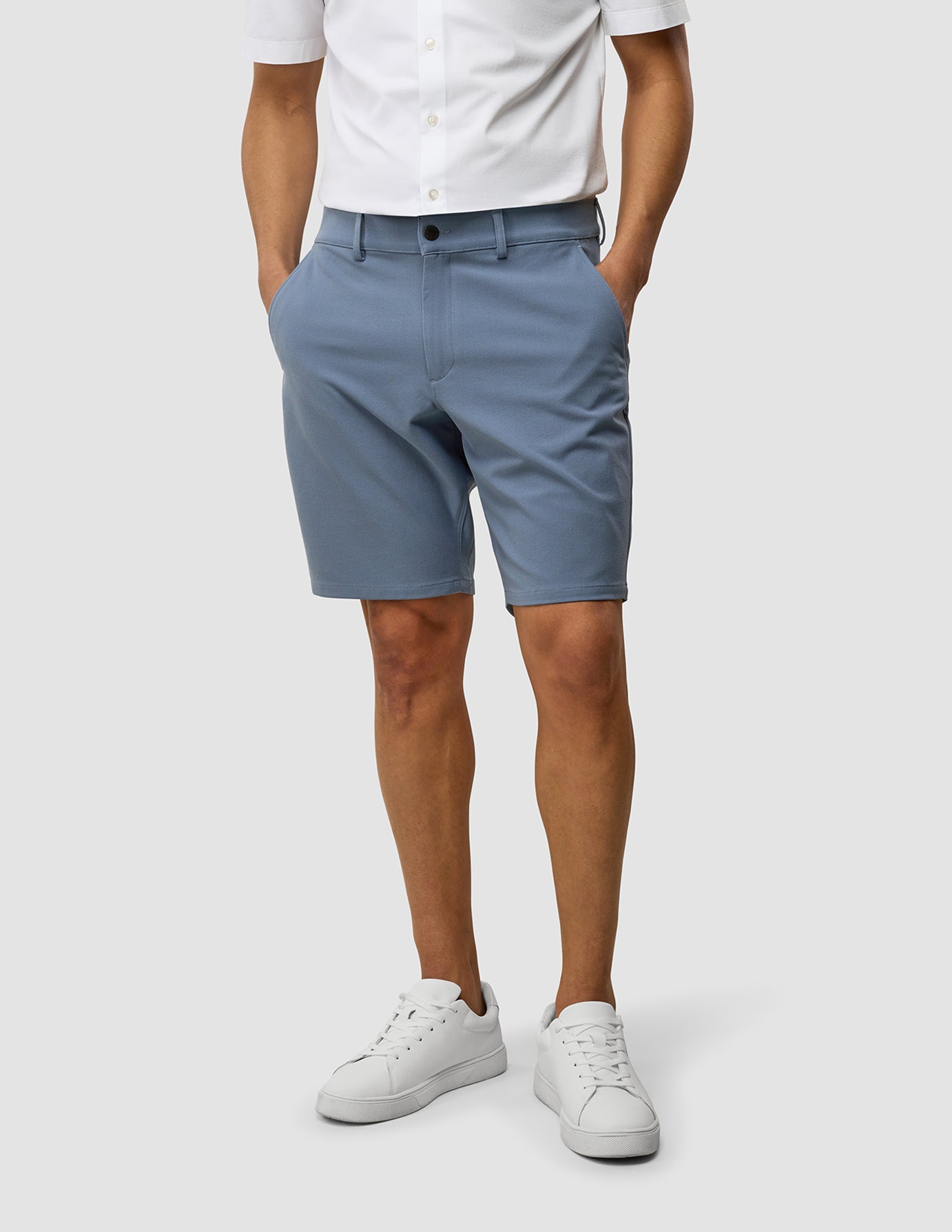 GEN2 Men's Running Shorts - Lightweight Quick-Dry Athletic Shorts with Pockets - Blue Mirage Color for Gym, Jogging & Outdoor Sports