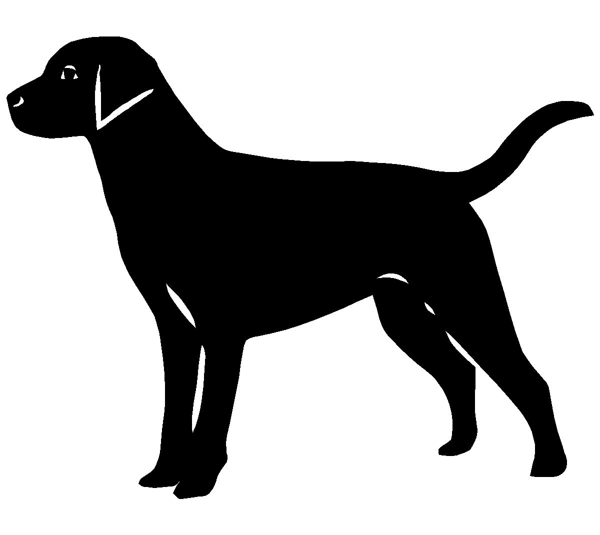 Black Lab Labrador Retriever Dog Decal Sticker - Waterproof Vinyl for Car Windows, Walls, Laptop, MacBook | Perfect for Pet Lovers, Home Decor & Personalization