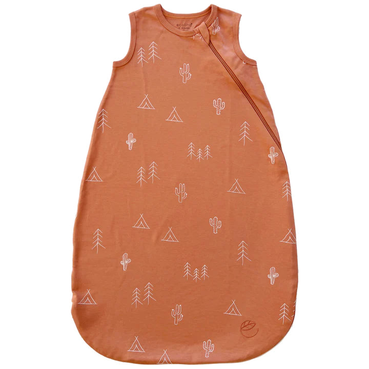 Ecolino Organic Cotton Baby Sleep Sack - Breathable & Comfortable for Newborns & Toddlers - Perfect for Nursery, Travel & Bedtime - Desert Design
