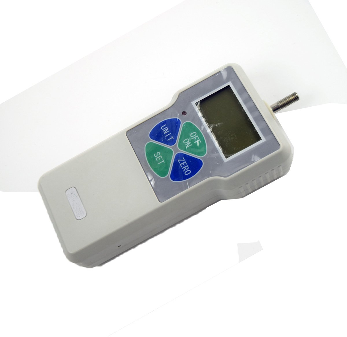 Digital Force Gauge Tester - Handheld Push Pull Meter with Built-in Sensor (Max 100N/10kg/22Lbs) - 3-Unit Display (N, kg, Lbs) - Perfect for Material Testing, Quality Control & Industrial Applications