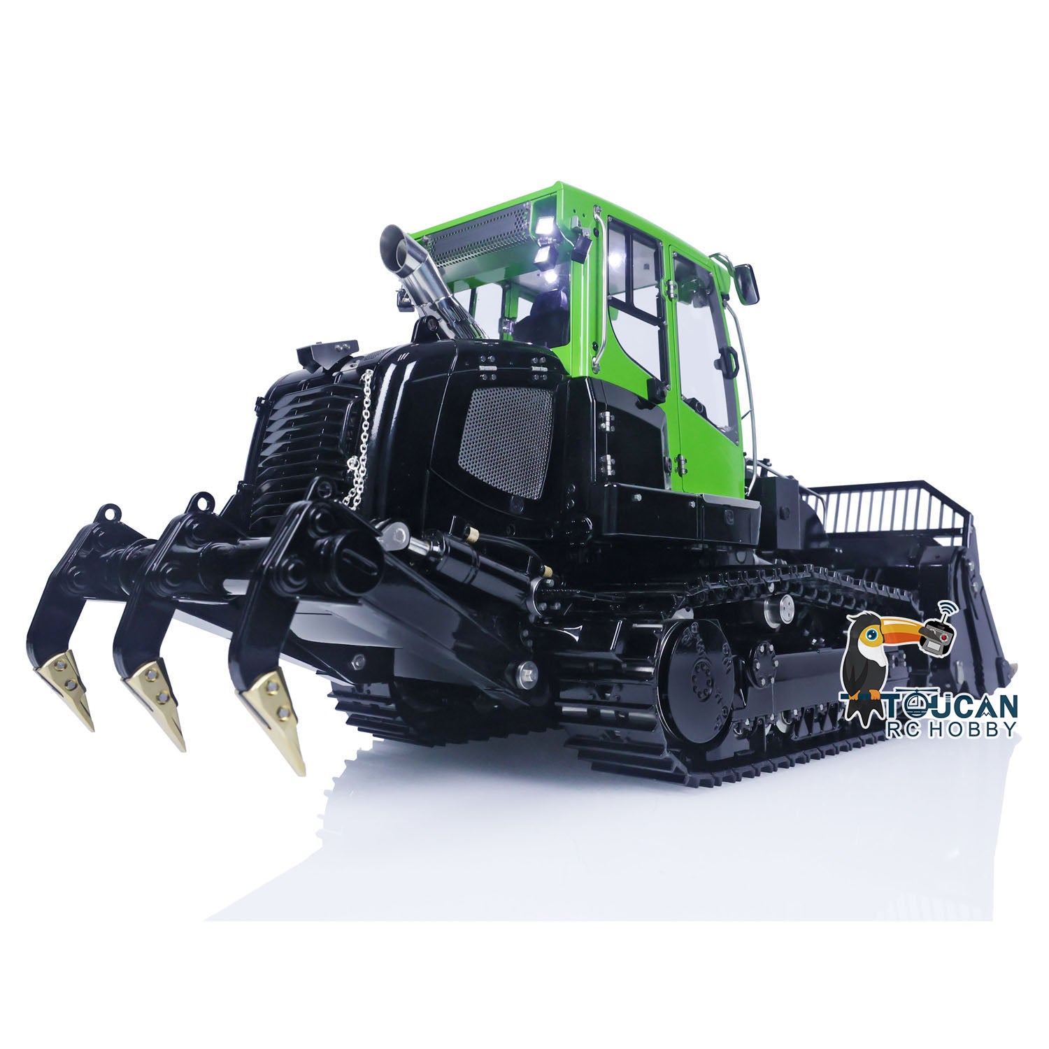 LESU 1/14 Scale Metal RC Hydraulic Loader 636 Remote Control Tracked Car with PL18EV Lite Light & Sound System, ESC Servo - Construction Simulation, Off-Road Adventure, Kids & Adults Hobby Toy