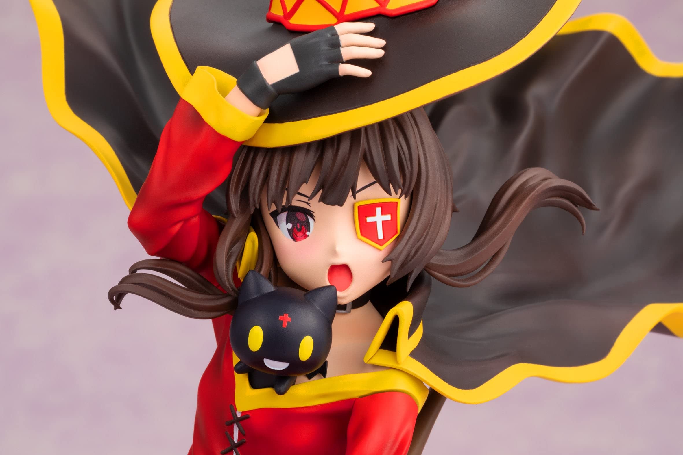Chara-ani KonoSuba: CAworks Megumin 1/7 Scale Anime Figure - Anime Opening Addition Parts Ver. | Perfect for Anime Collectors, Display & Cosplay Inspiration