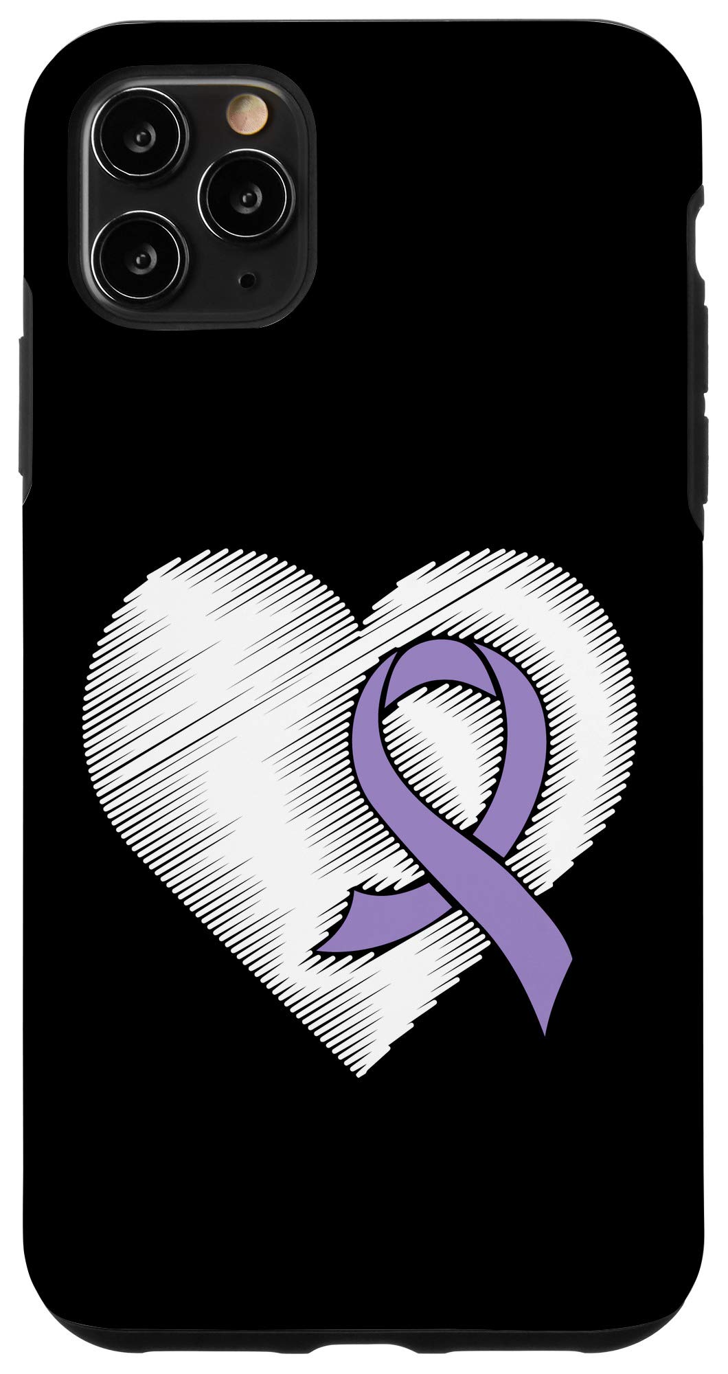 iPhone 11 Pro Max Case - Testicular Cancer Awareness Support Ribbon Phone Cover | Durable Protection for Daily Use, Work & Travel